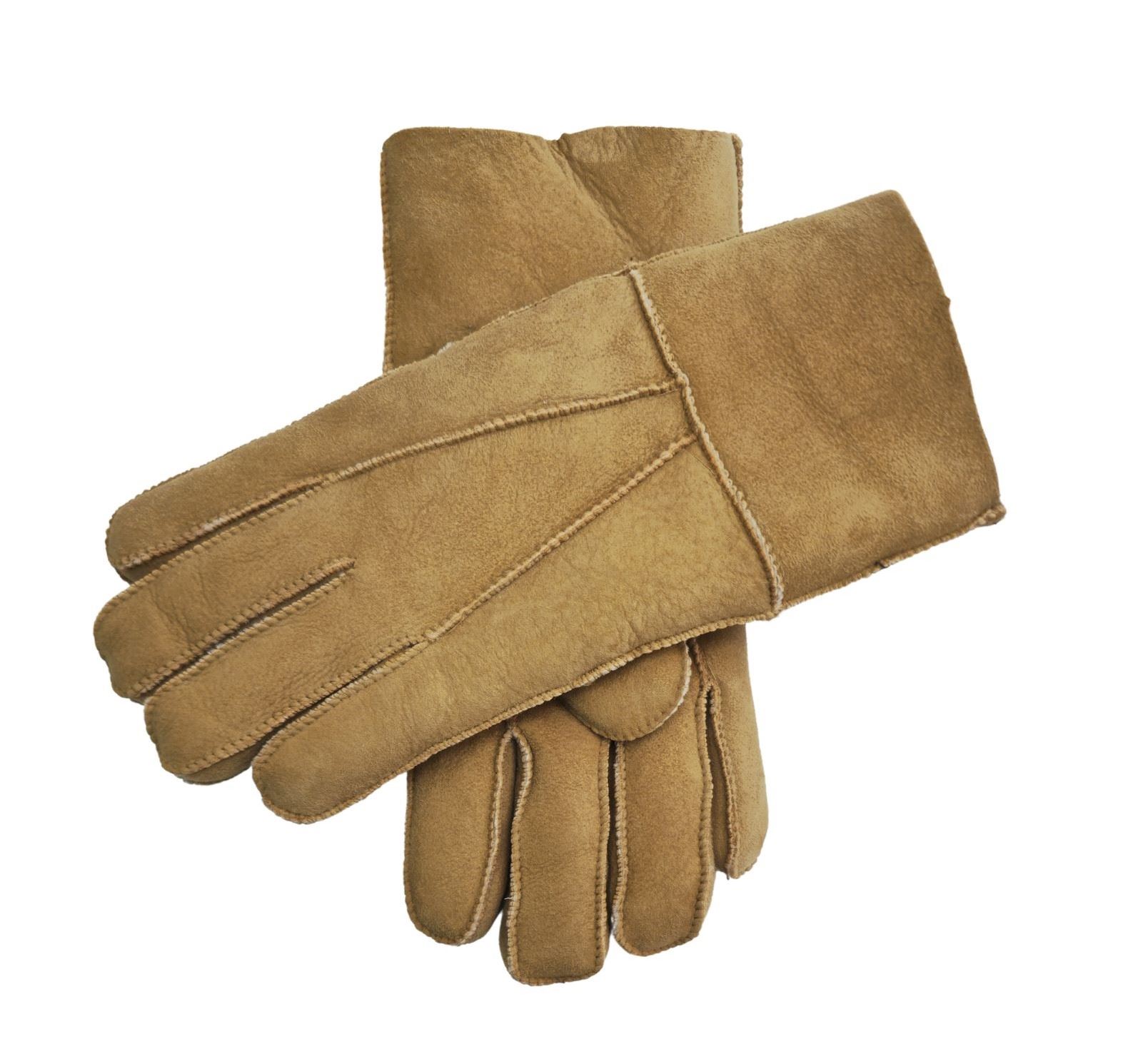 Guantes de piel de oveja unisex cálidos de invierno guantes de cuero de gamuza genuina - Imagen 22 de 22