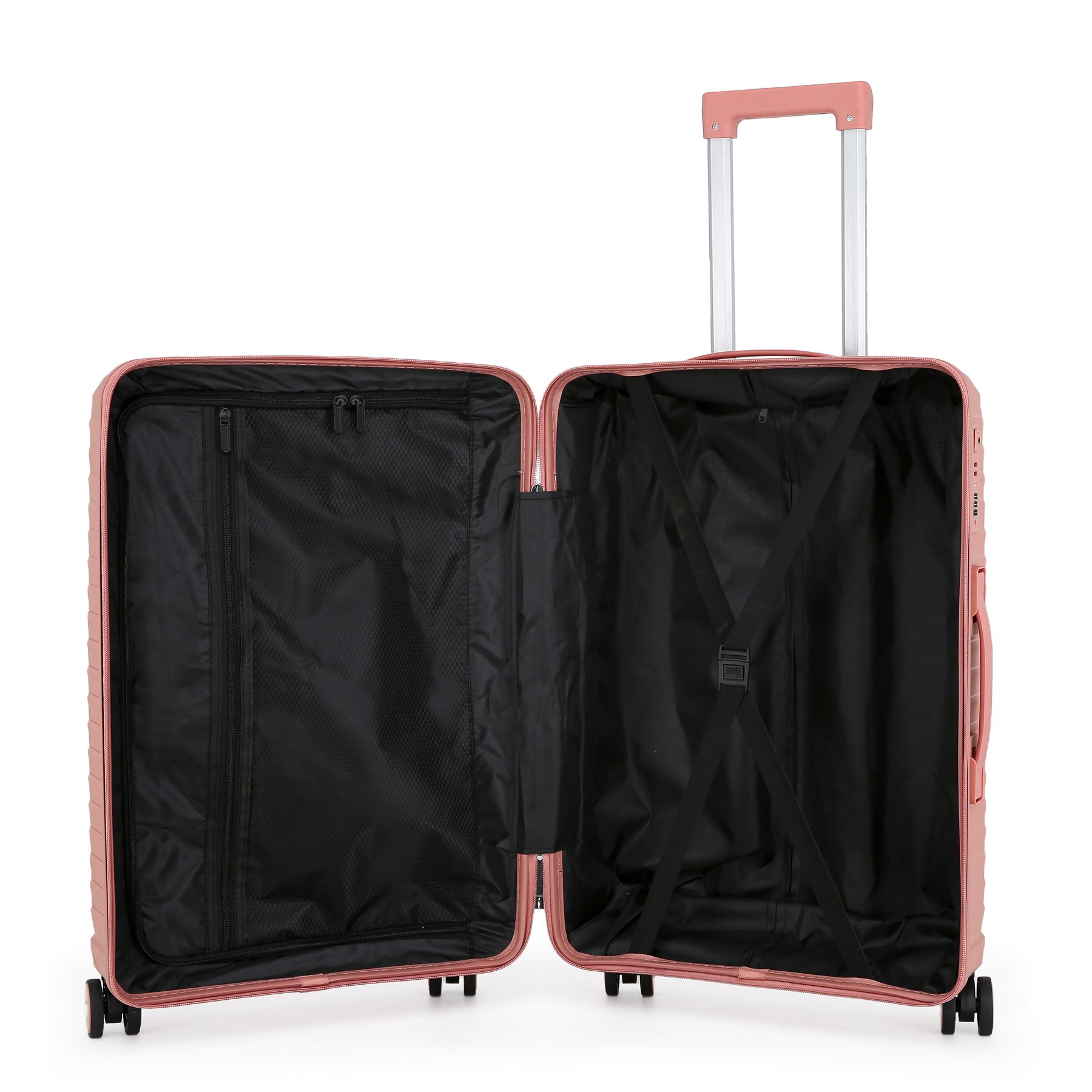 Hard Shell Classic Suitcase Set 8 Wheel Cabin TSA Luggage Case Holiday Travel - Picture 37 of 37