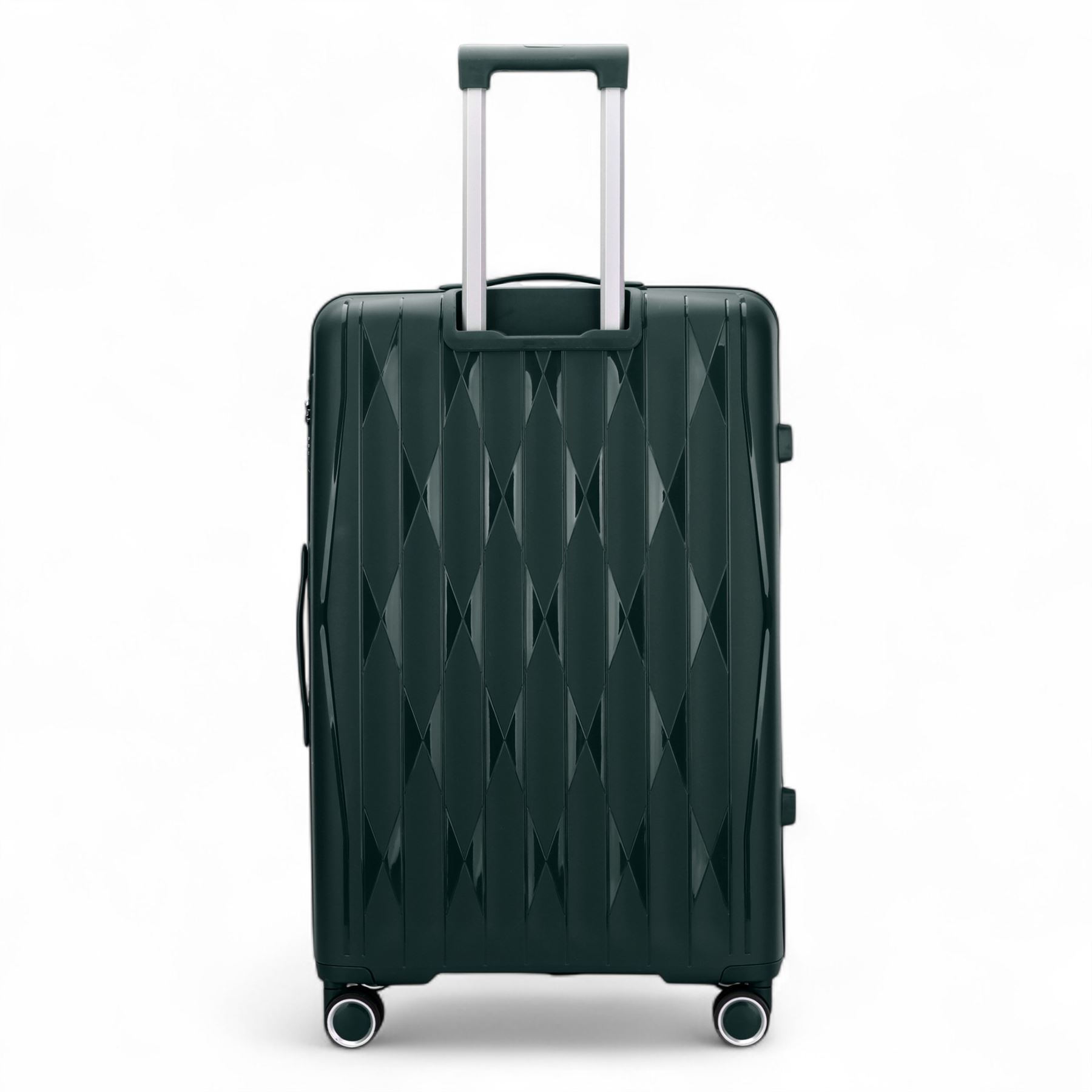 Juego de maleta rígida verde fuerte 8 ruedas cabina TSA maleta de equipaje - Imagen 21 de 29