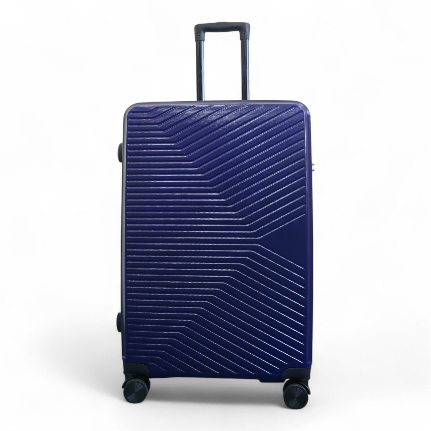 Strong Navy Hardshell Suitcase Set Dual 4 Wheel ABS Luggage Trolley Suitcase - Picture 2 of 31