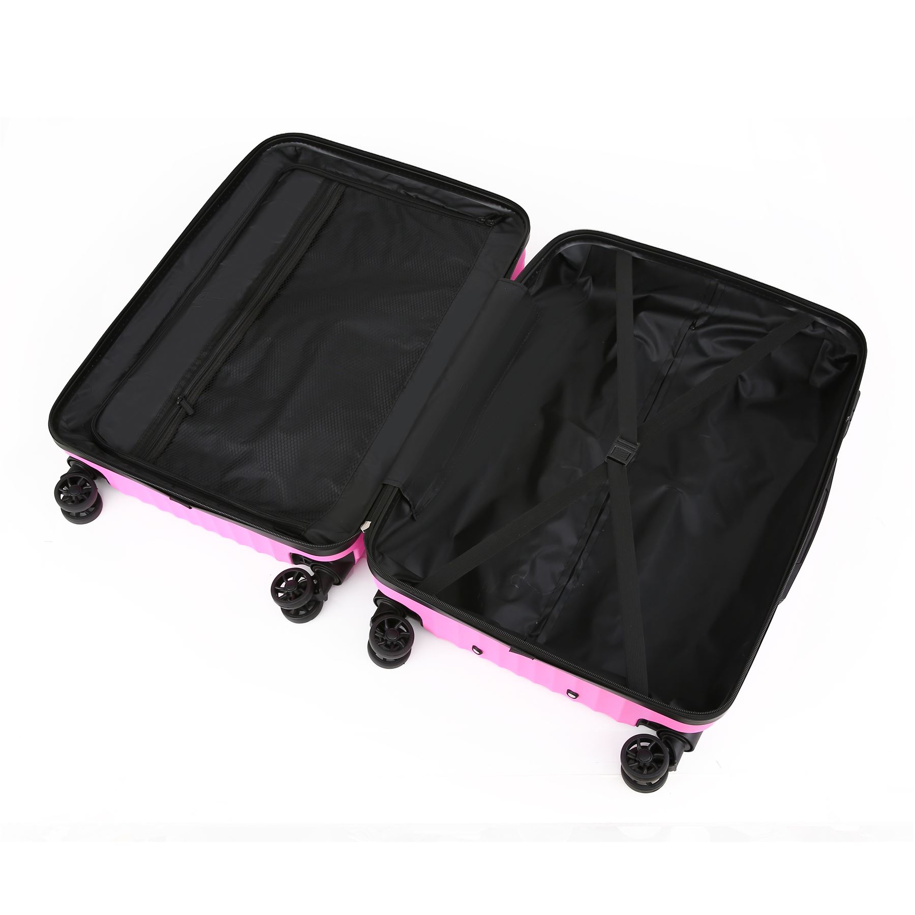 Hard Shell ABS Suitcase Set 8 Wheel Travel Case Holiday Bags - Picture 13 of 25
