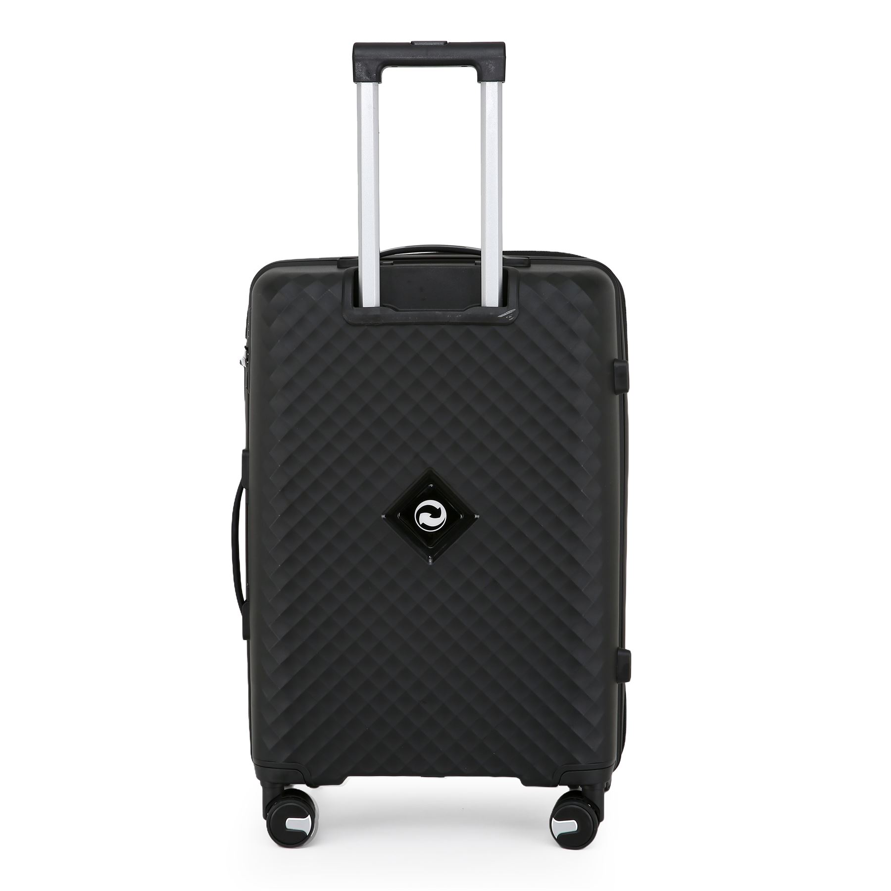 Hard Shell Black Cabin Suitcase Set 8 Wheel Luggage Case Strong Travel TSA Bag - Picture 22 of 32