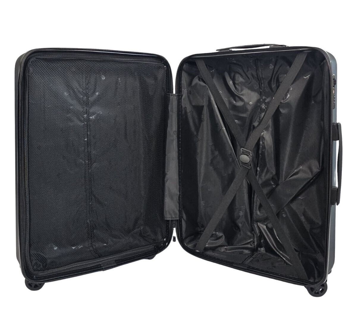 ABS Hard Shell Suitcase Luggage Set Hard Side Travel Carry on Cabin Bag - Picture 11 of 75