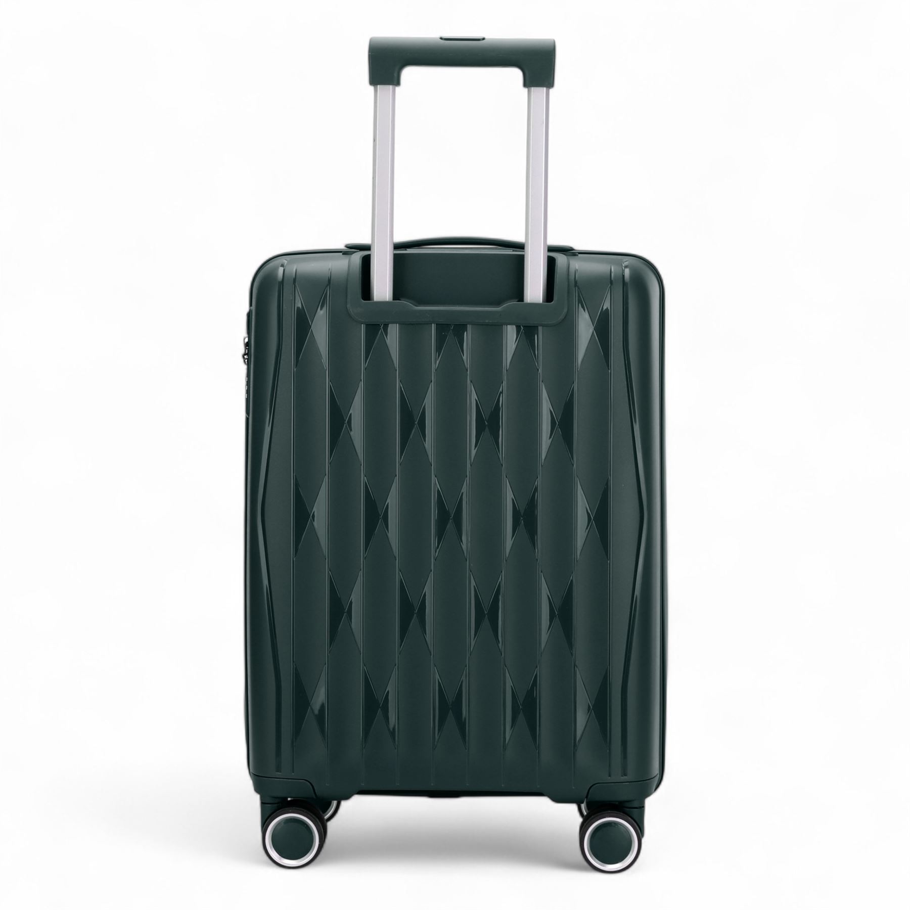 Juego de maleta rígida verde fuerte 8 ruedas cabina TSA maleta de equipaje - Imagen 14 de 29