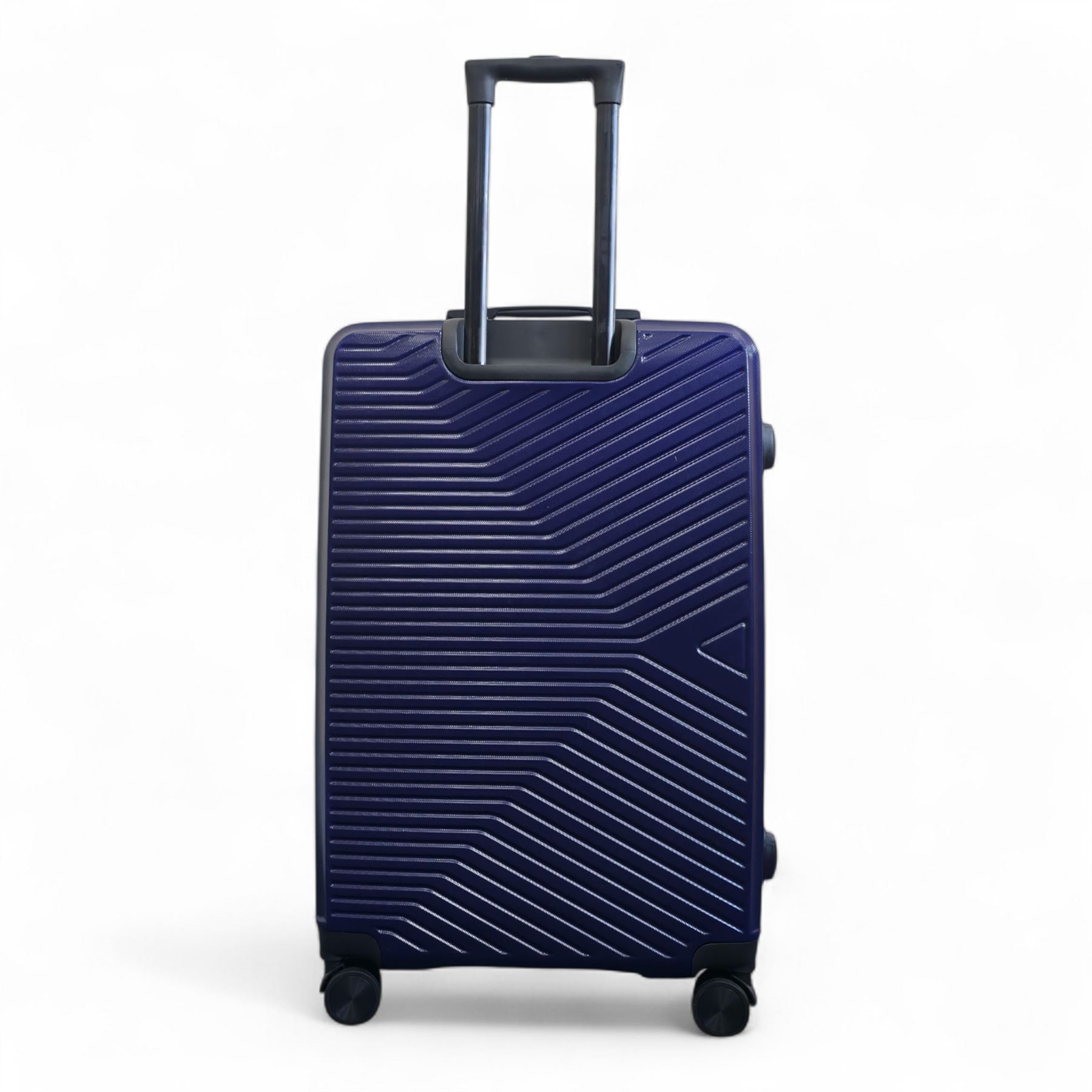 Strong Navy Hardshell Suitcase Set Dual 4 Wheel ABS Luggage Trolley Suitcase - Picture 7 of 31