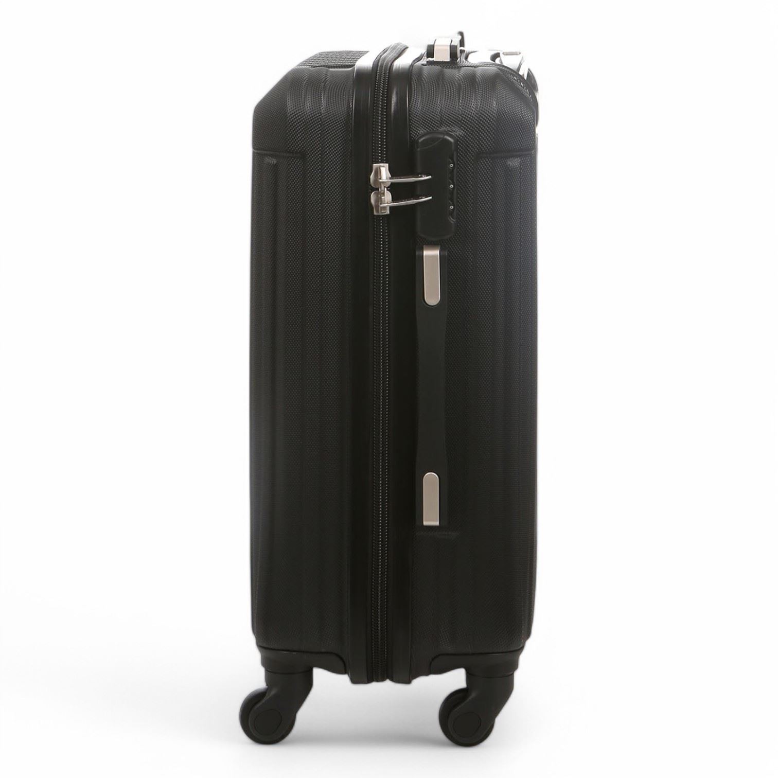 Juego De Maletas De Cabina Con Ruedas De 8 En ABS Negro Con Carcasa Dura - Imagen 18 de 55