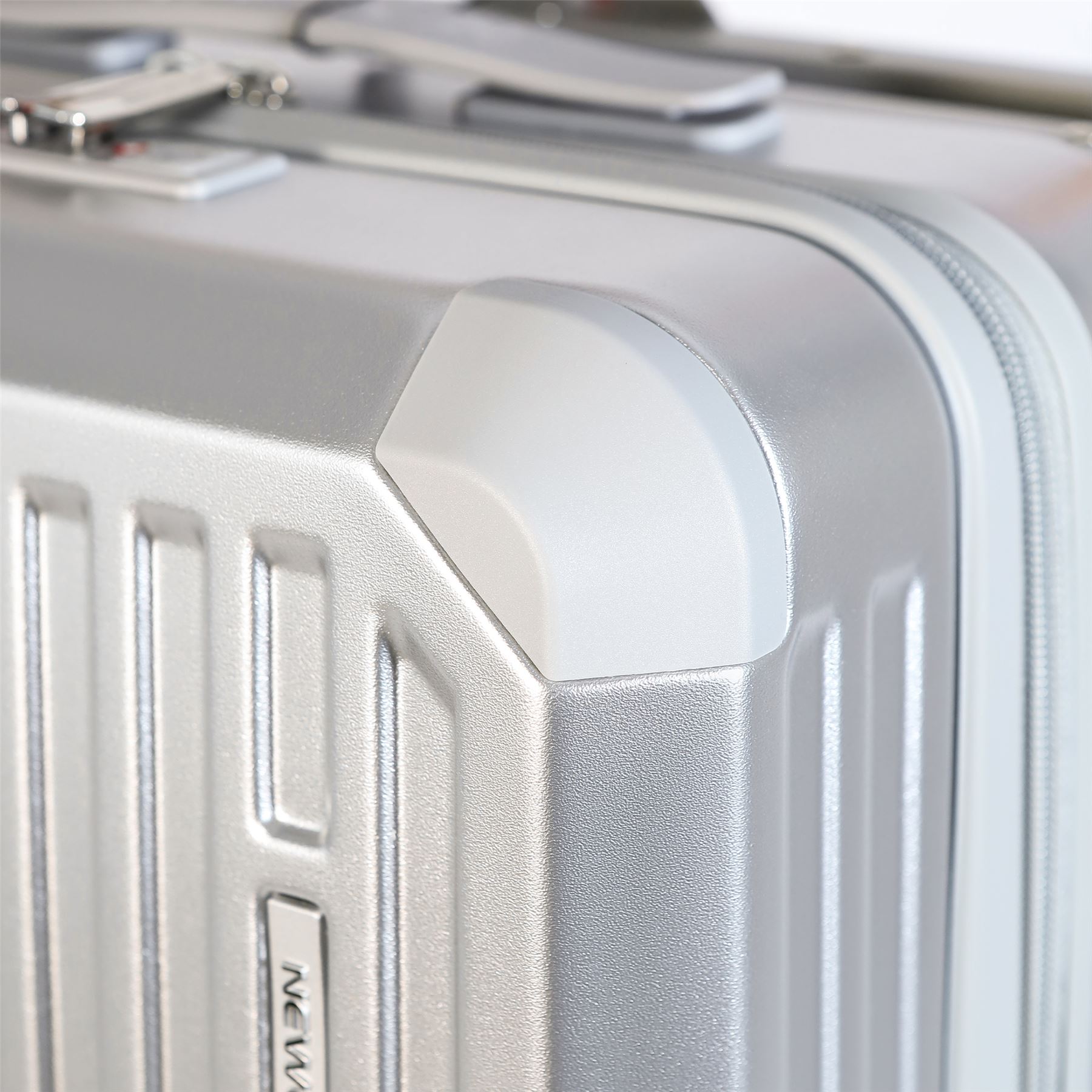 Hard Shell Rimowa Inspired TSA Cabin Luggage Suitcase Durable Spinner Carry-On - Picture 19 of 19