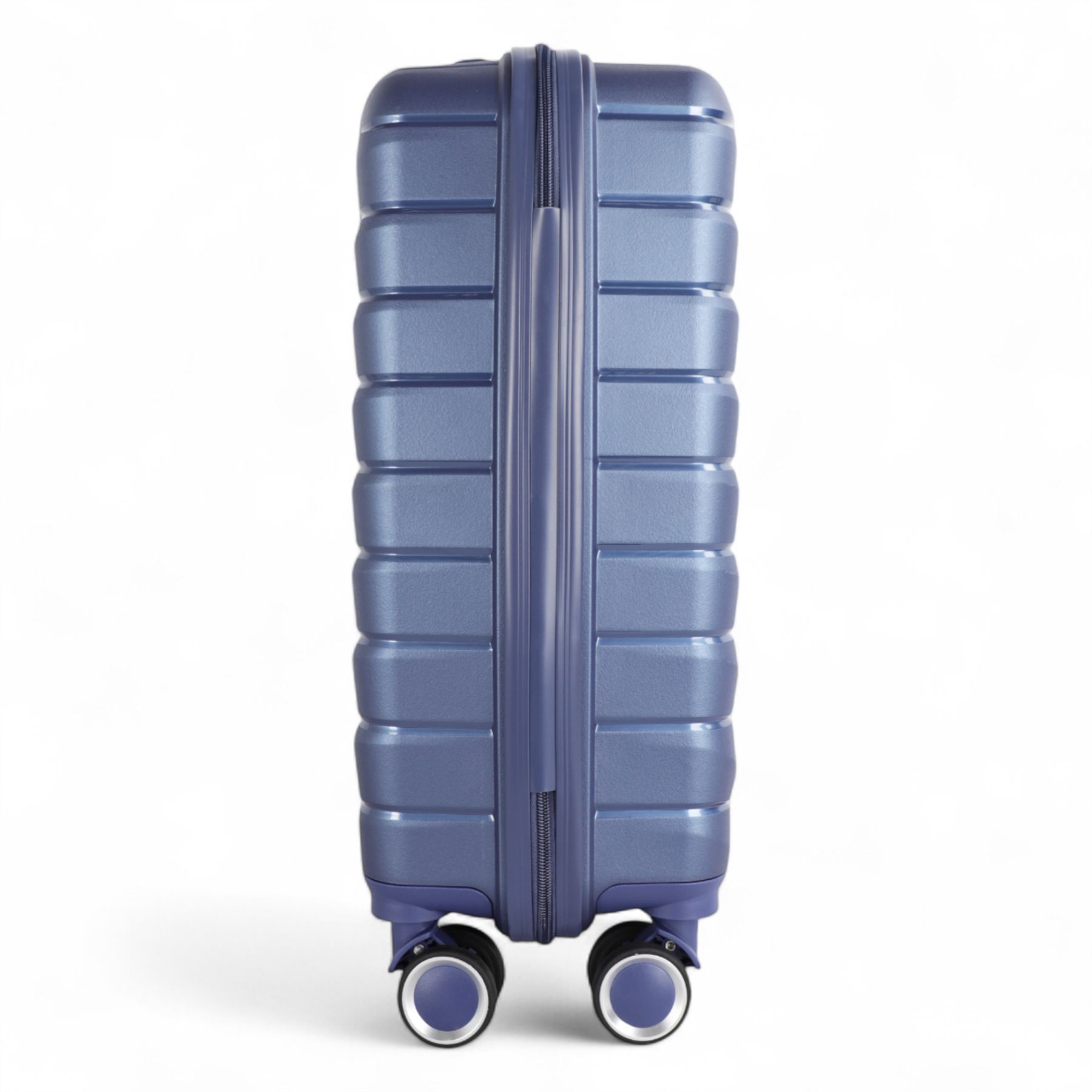 Hard Shell TSA Blue Strong Suitcase Set 8 Wheel Cabin Luggage Case - Picture 14 of 36