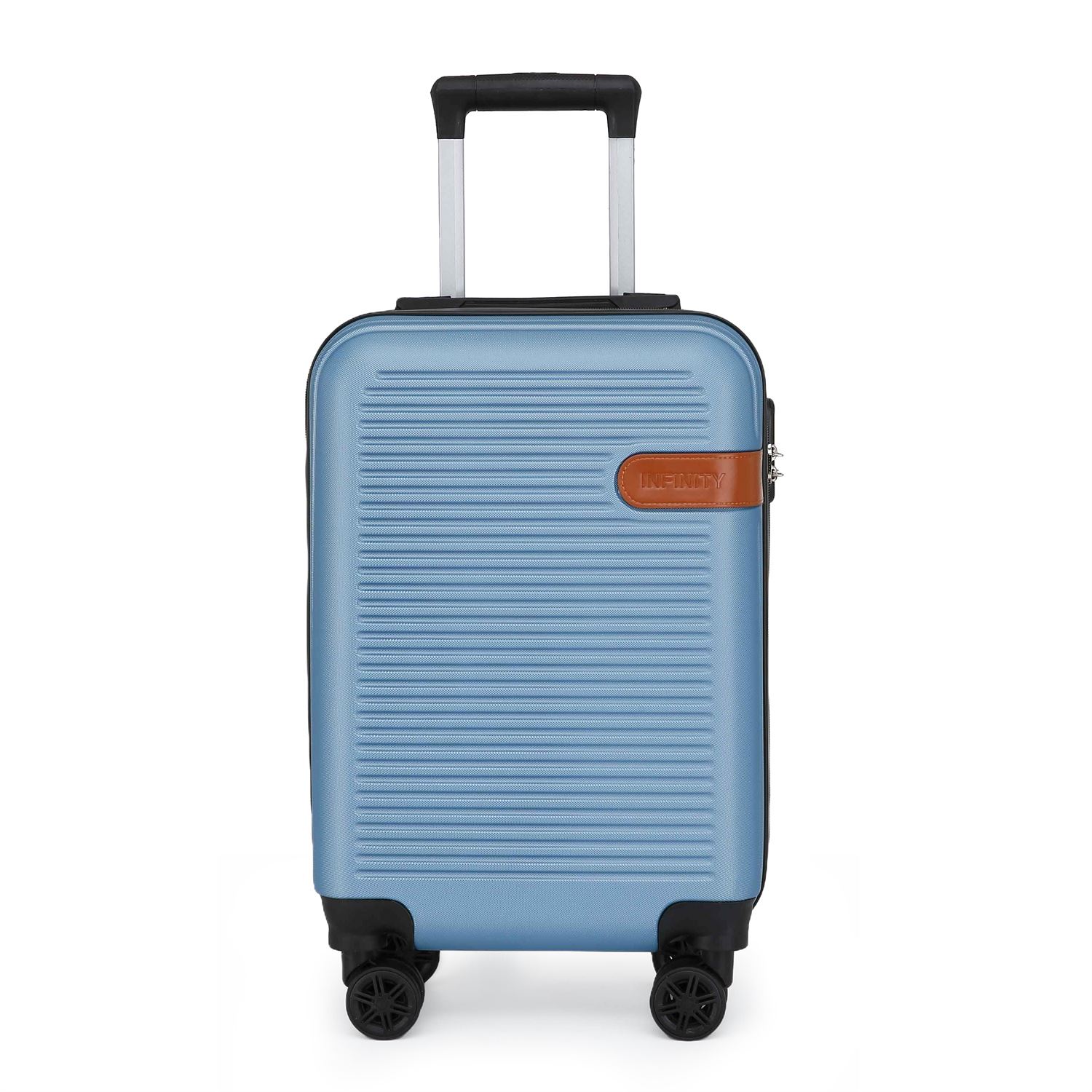 Hardshell Blue Navy Cabin Suitcase Set Robust ABS Lightweight Luggage Bag - Picture 11 of 34