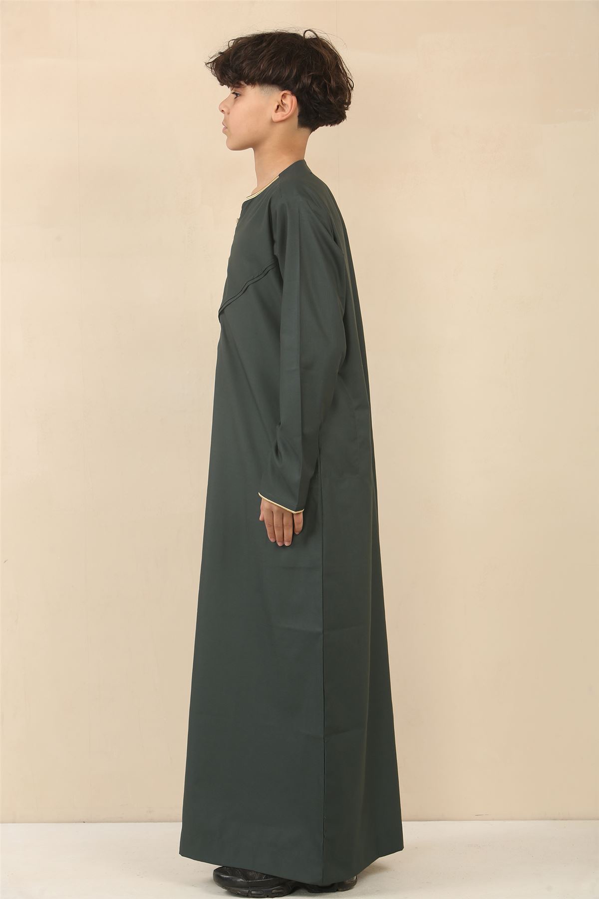 Kid's Boys Jubbah Thobe Islamic Children Jubba Robe Eid Omani Saudi - Picture 16 of 28