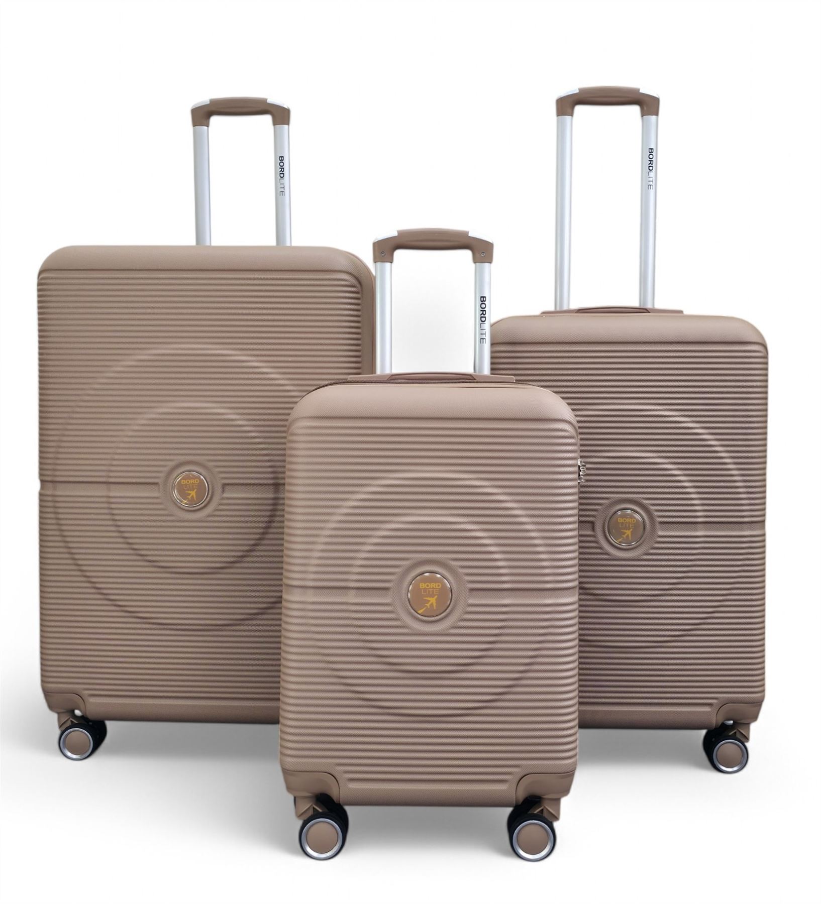 Robust ABS Hard Shell 8 Wheels Luggage Travel Holiday Bags Cabin Suitcase Set - Picture 20 of 37