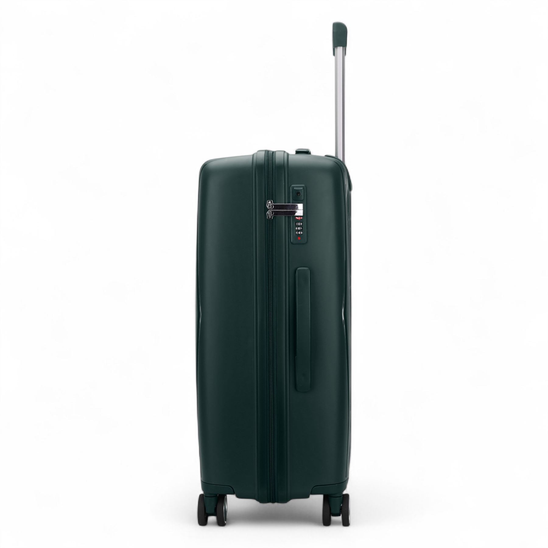 Juego de maleta rígida verde fuerte 8 ruedas cabina TSA maleta de equipaje - Imagen 6 de 29