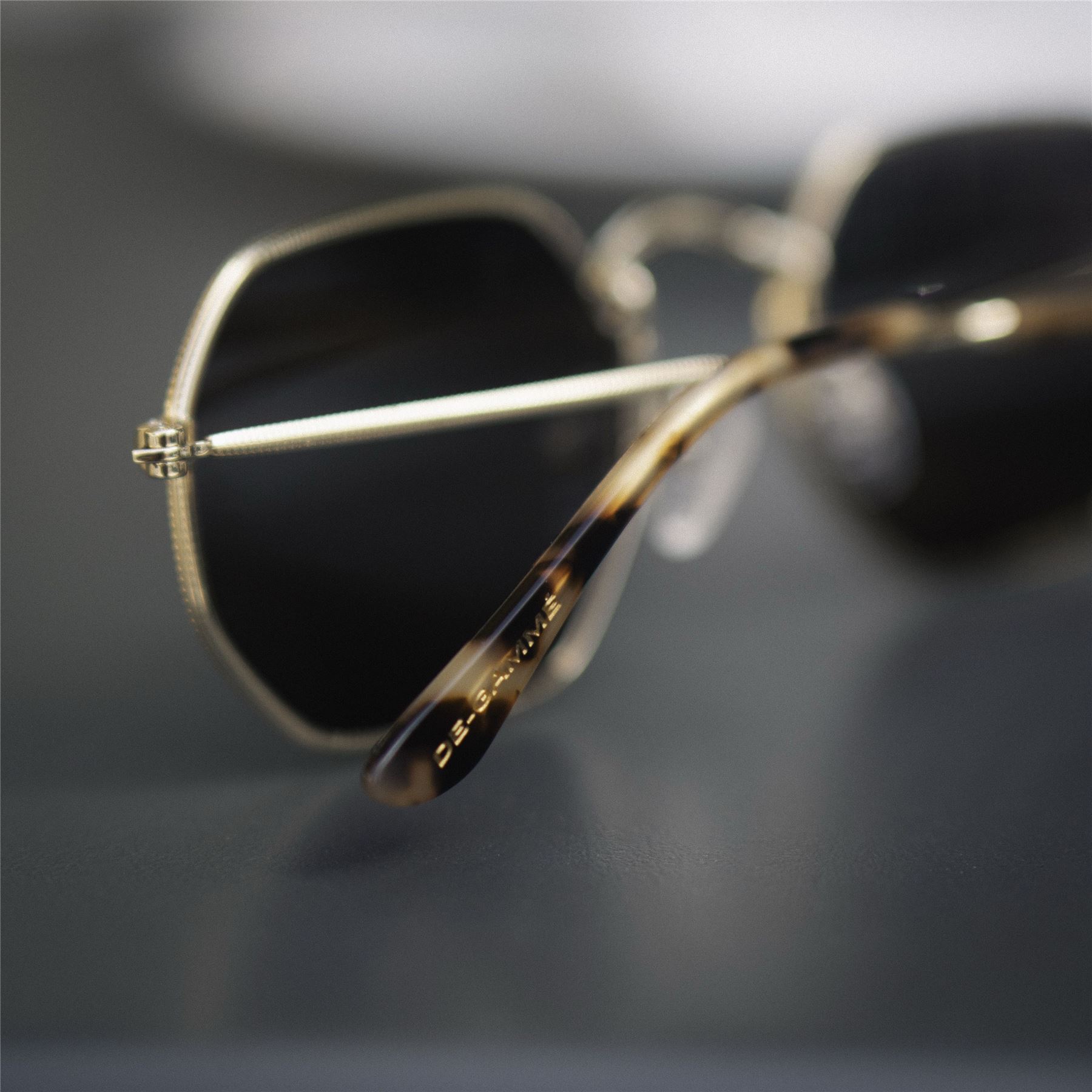 De-Gamme Unisex Retro rechteckige Vintage polarisierte Sonnenbrille - Napoli - Bild 4 von 10
