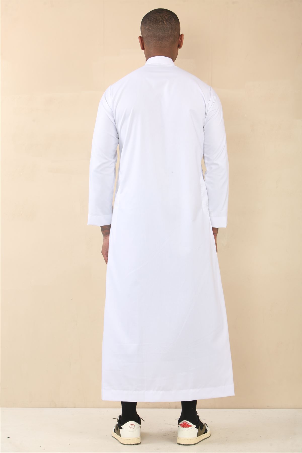 Men's Thobe Emirati Islamic Clothing Jubba Robe Muslim Eid Ramadan Arab Saudi - Picture 22 of 23
