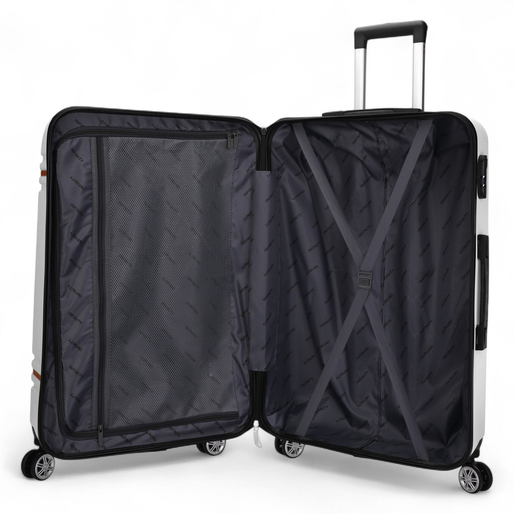 Hardshell Cabin Suitcase Set Robust ABS Lightweight Luggage Holiday Bag - Picture 11 of 37