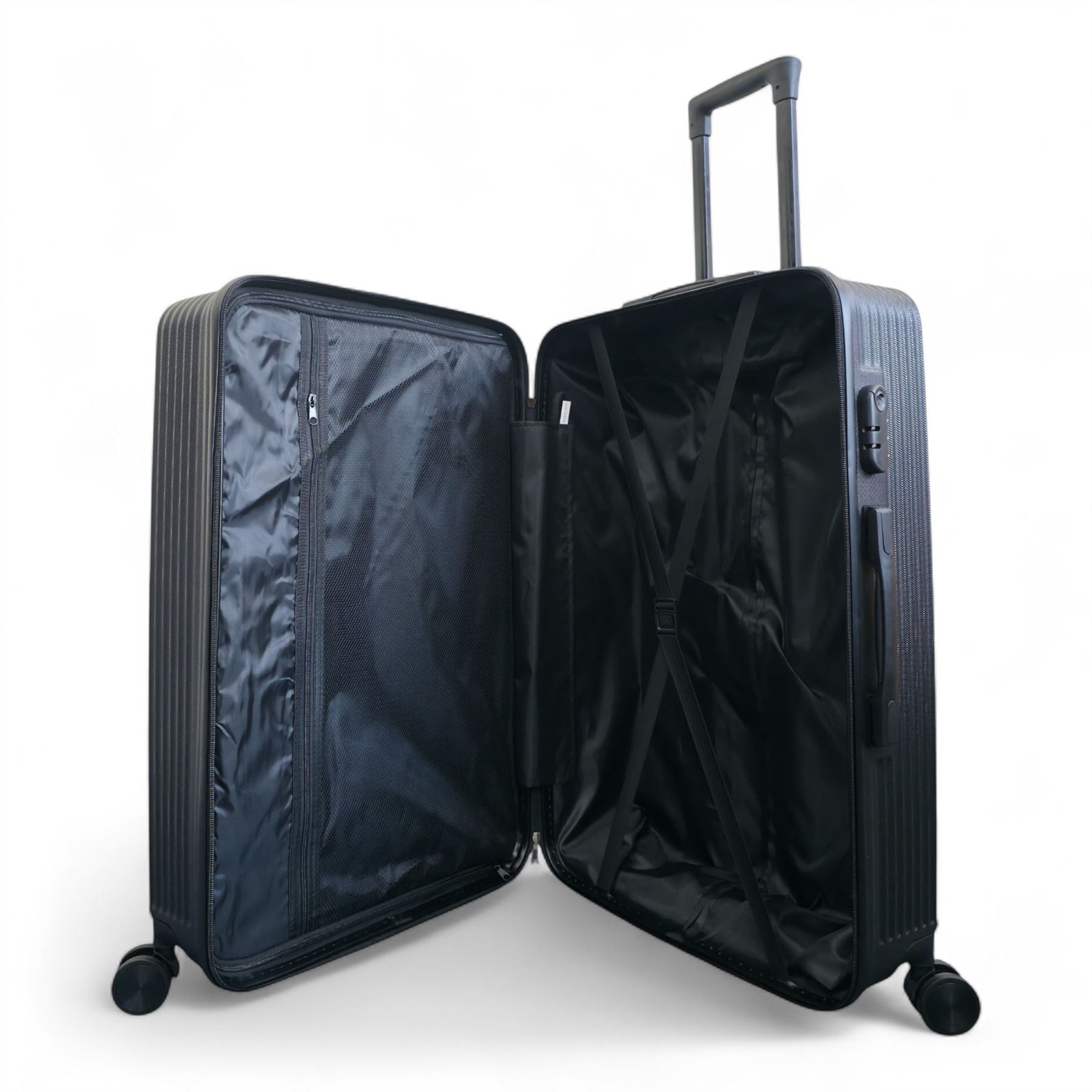 Strong Hardshell Suitcase Set Dual 4 Wheel ABS Luggage Trolley Cabin Suitcase - Picture 9 of 73
