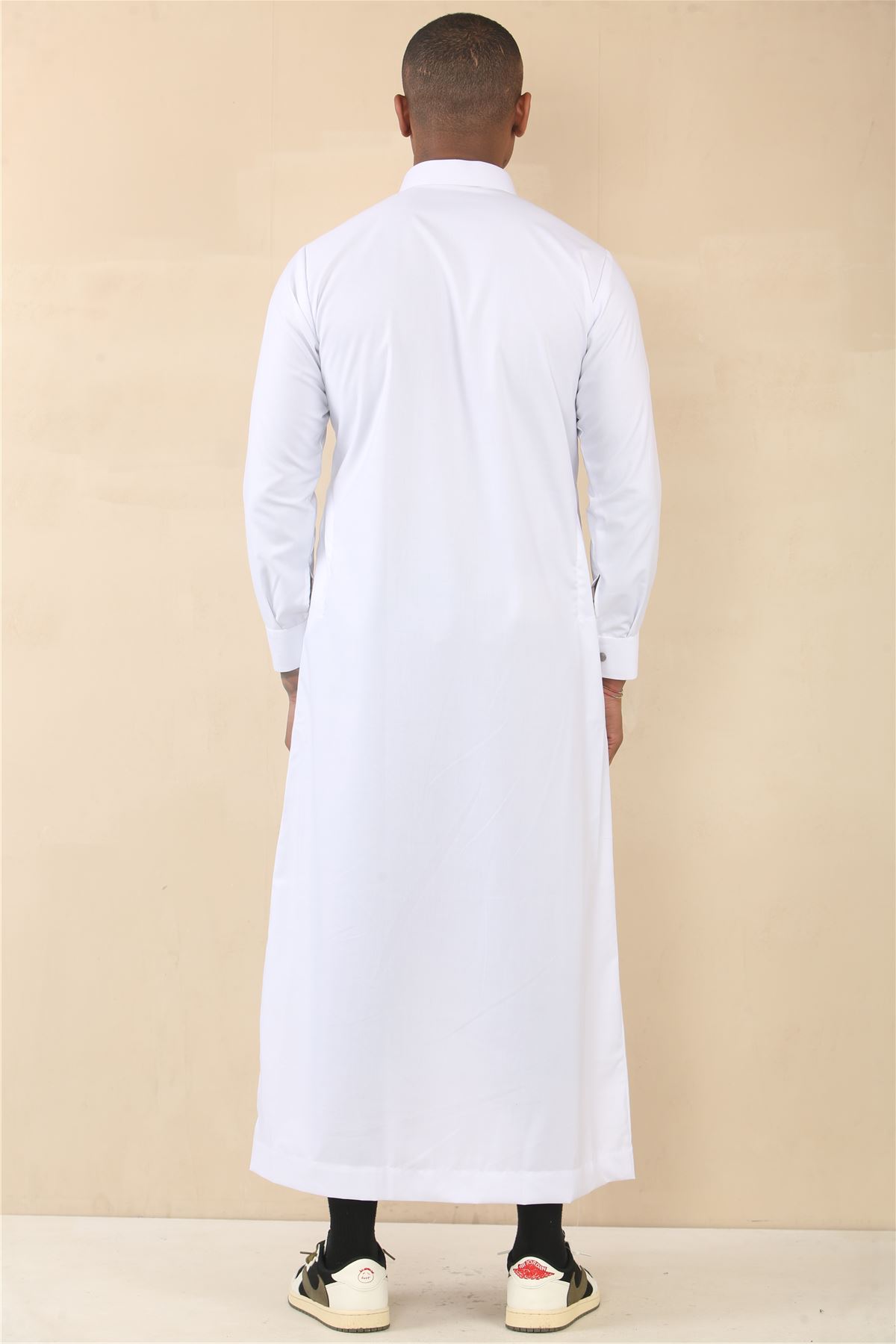Men's Thobe Saudi Emirati Islamic Clothing Jubba Robe Muslim Eid Ramadan Arab - Picture 23 of 24