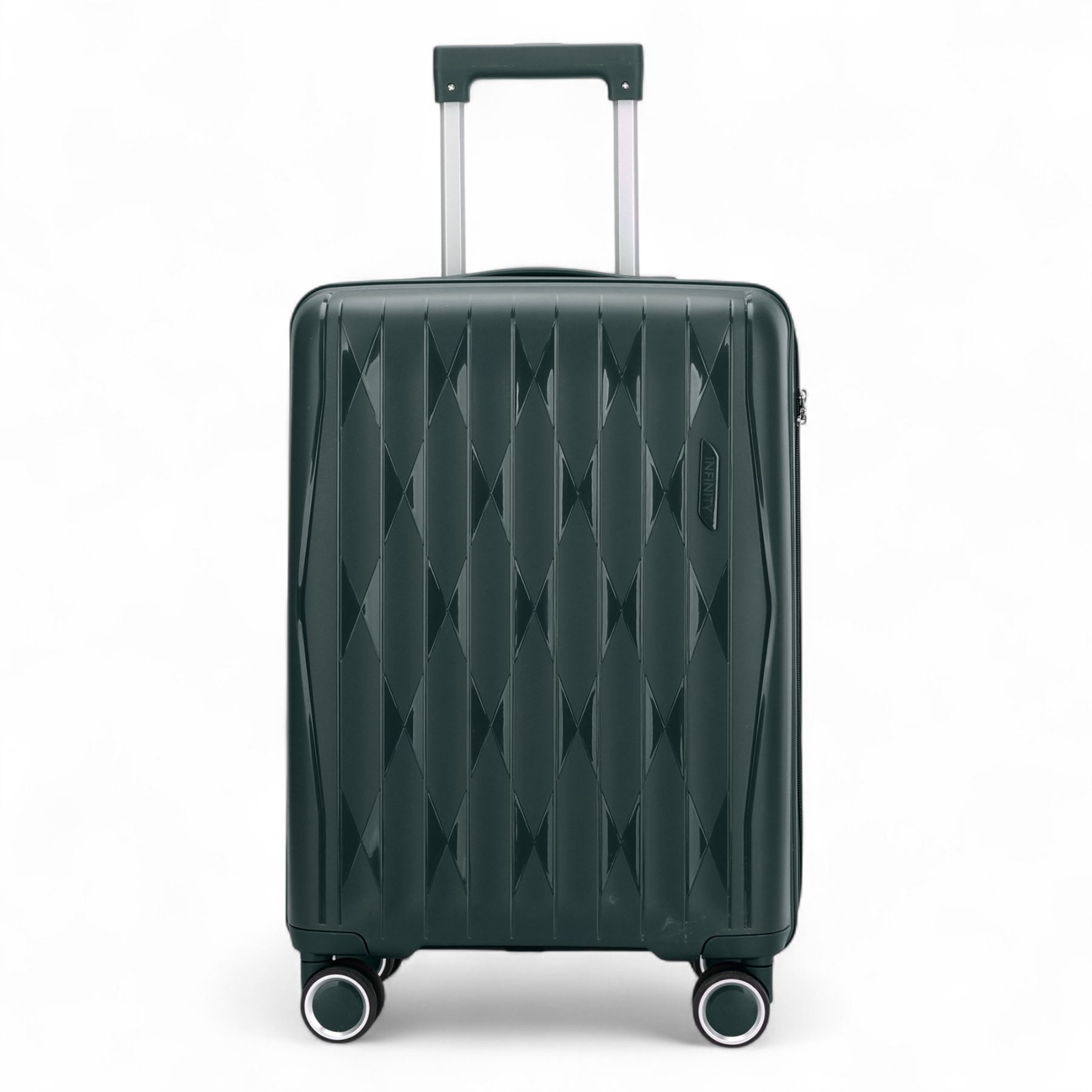 Juego de maleta rígida verde fuerte 8 ruedas cabina TSA maleta de equipaje - Imagen 9 de 29