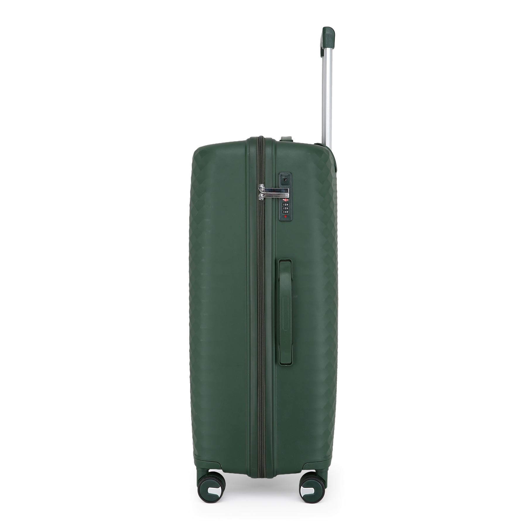 Hard Shell Cabin Suitcase Set 8 Wheel Luggage Case Strong Travel TSA Bag - Picture 21 of 23