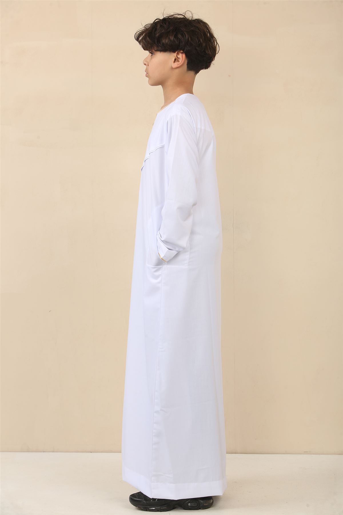 Kid's Boys Jubbah Thobe Islamic Children Jubba Robe Eid Omani Saudi - Picture 23 of 28