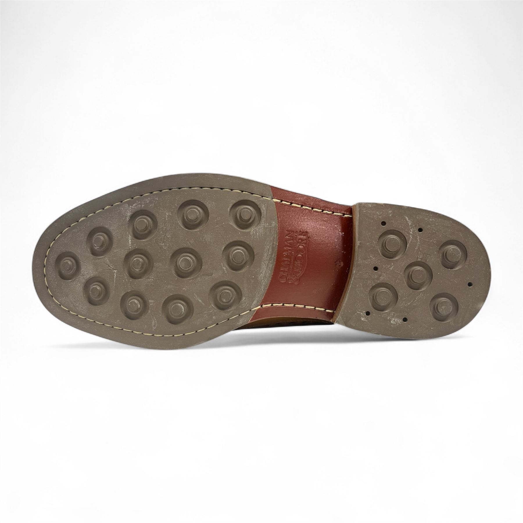 Chapman & Moore Herren Leder Wildleder Halbschuhe Oxford Formell Büro Elegant Schuhe - Bild 11 von 11