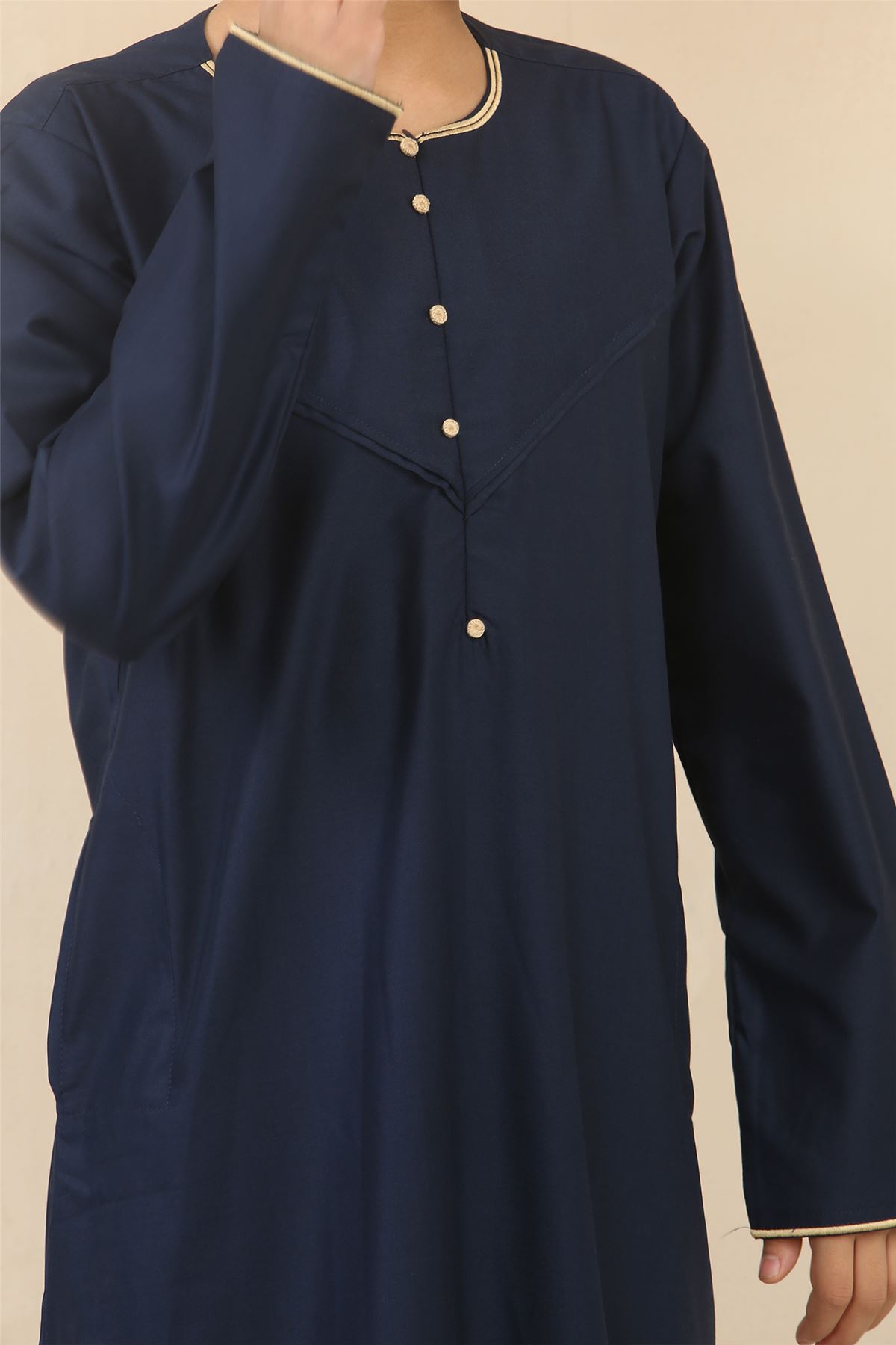 Kid's Boys Jubbah Thobe Islamic Children Jubba Robe Eid Omani Saudi - Picture 12 of 28