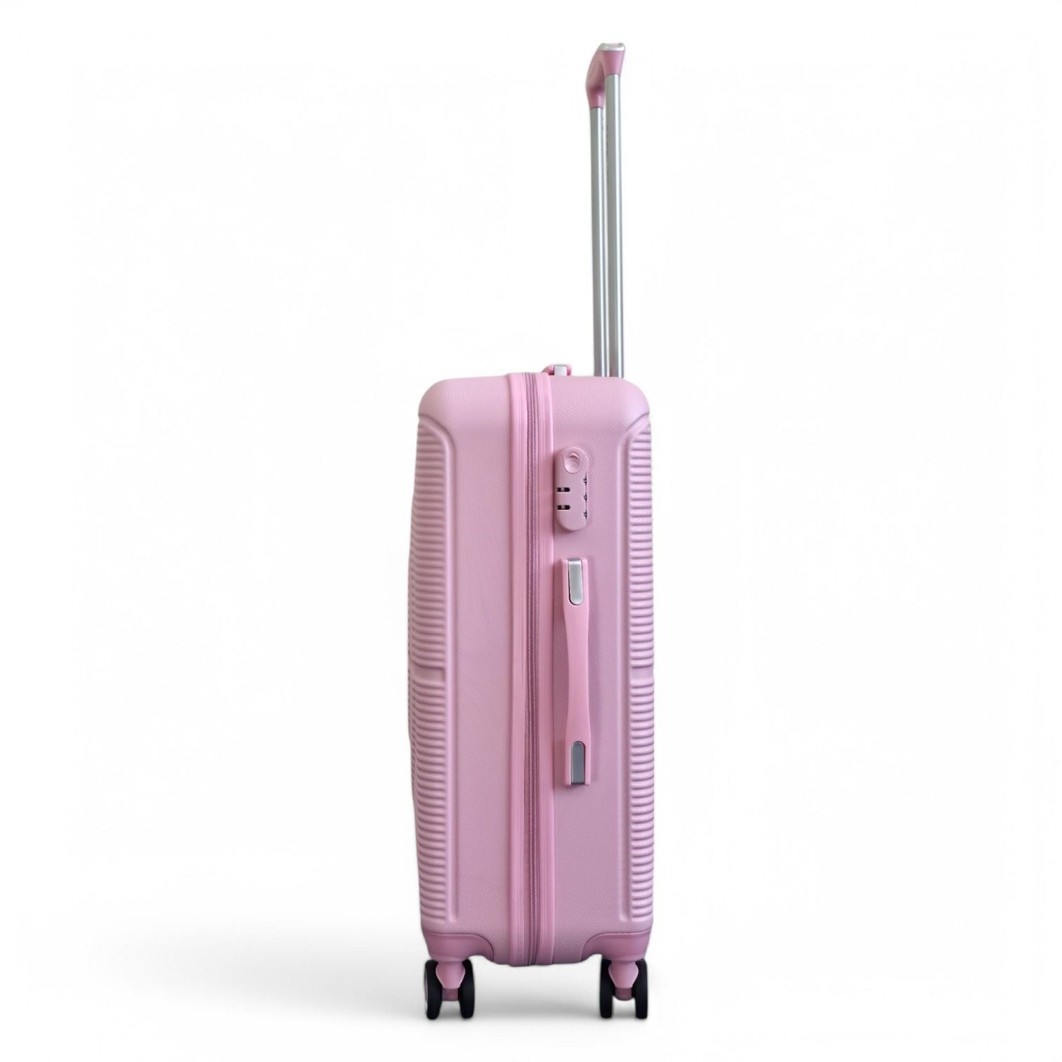 Robust ABS Hard Shell 8 Wheels Luggage Travel Holiday Bags Cabin Suitcase Set - Picture 36 of 37