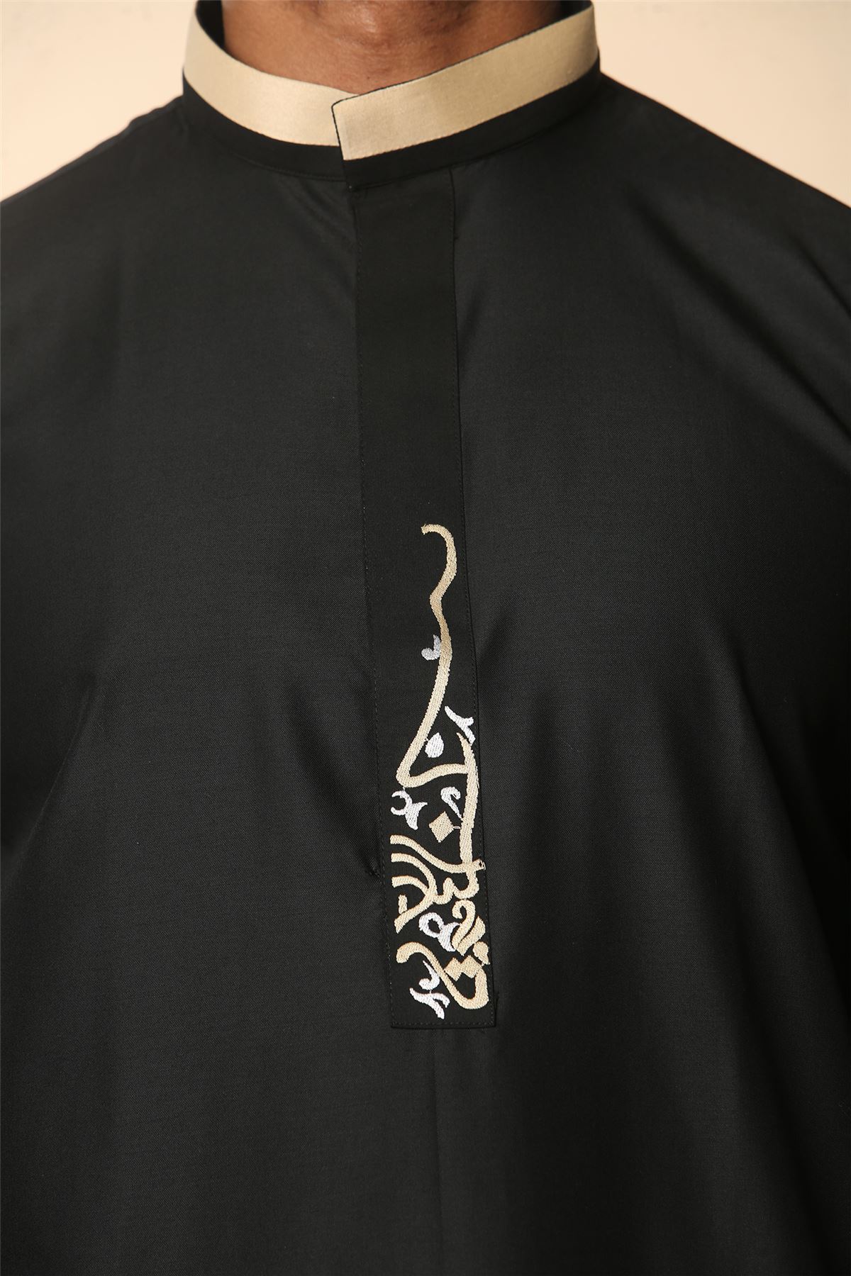 Abbigliamento islamico uomo Thobe Emirati Sauditi Jubba abito musulmano Eid Ramadan arabo - Foto 8 di 44