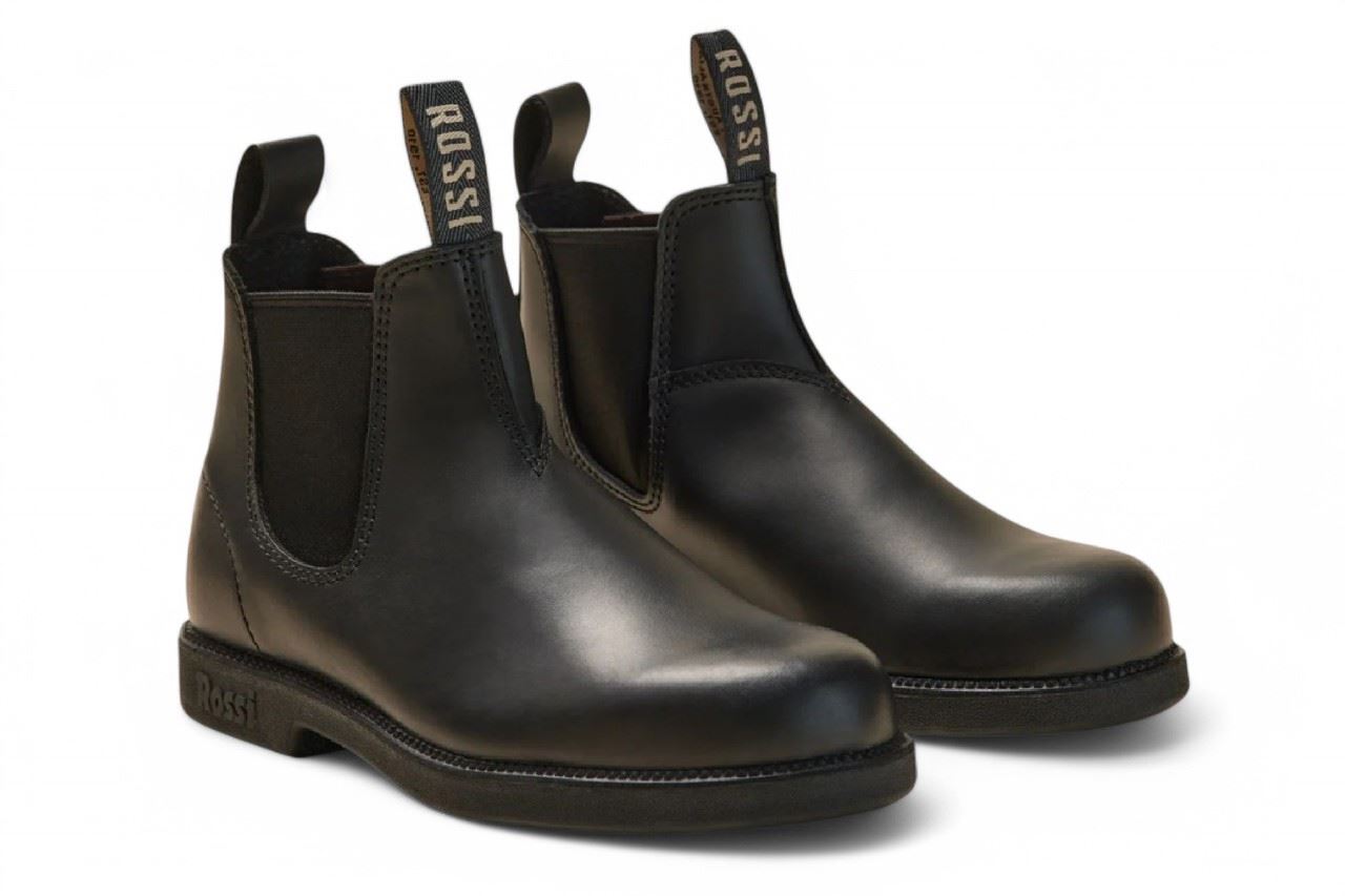 Rossi Boots Booma 607 Leather Chelsea Australian Unisex Ankle Boots - Picture 4 of 32