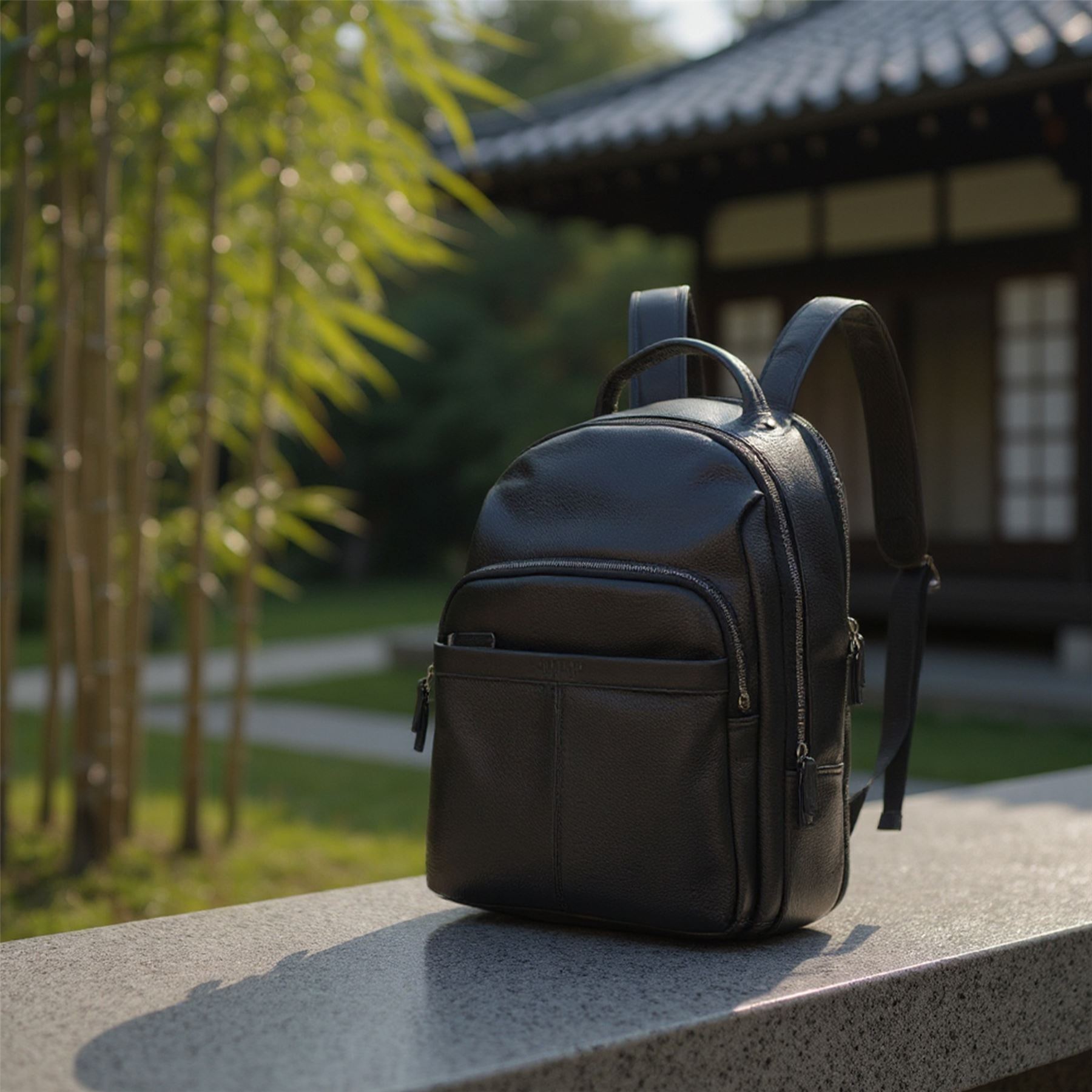 Mochila de Cuero Mochila Genuina Vintage Laptop Viaje Bolso de Hombro Unisex - Imagen 8 de 24