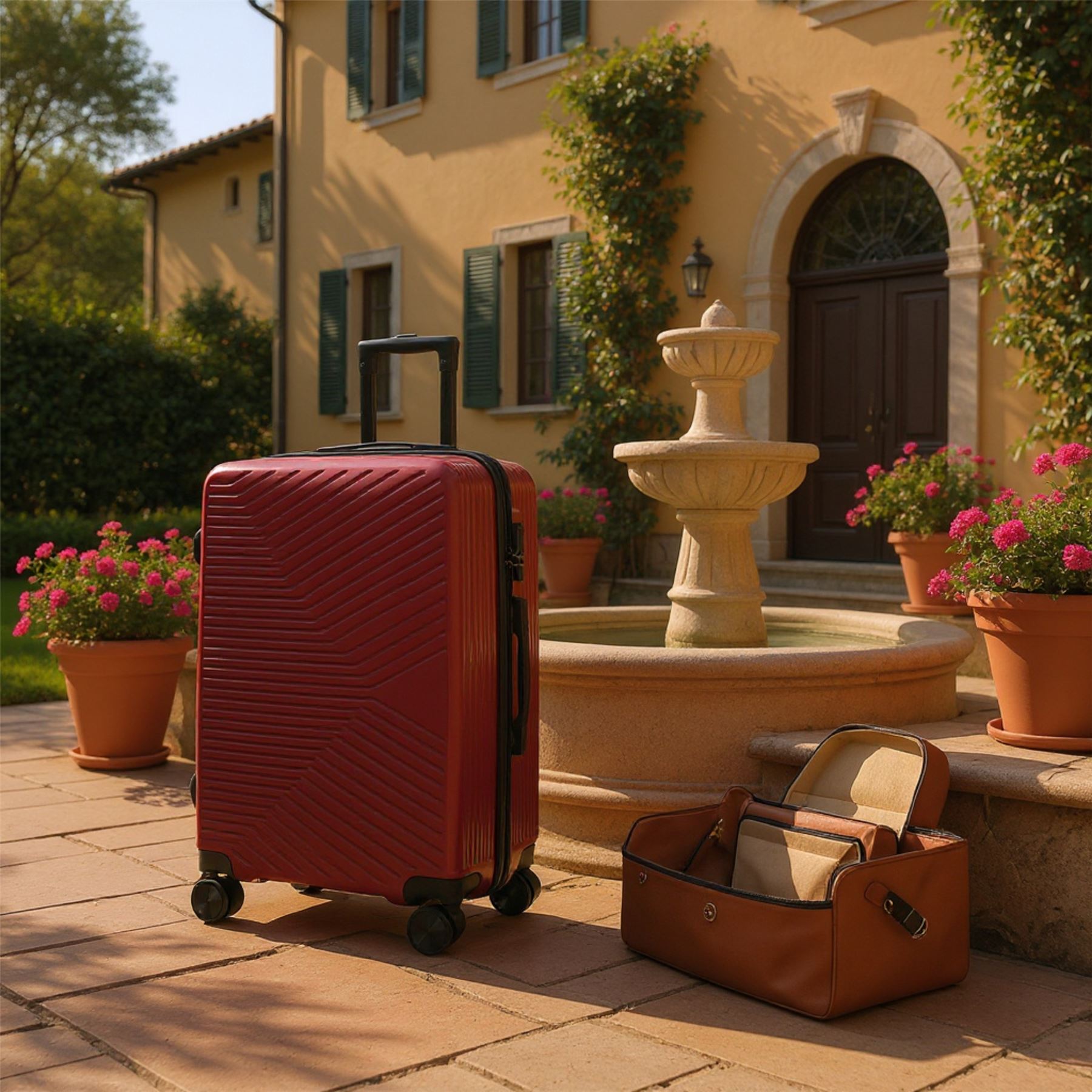 Strong Hardshell Suitcase Set Dual 4 Wheel ABS Luggage Trolley Cabin Suitcase - Picture 60 of 73