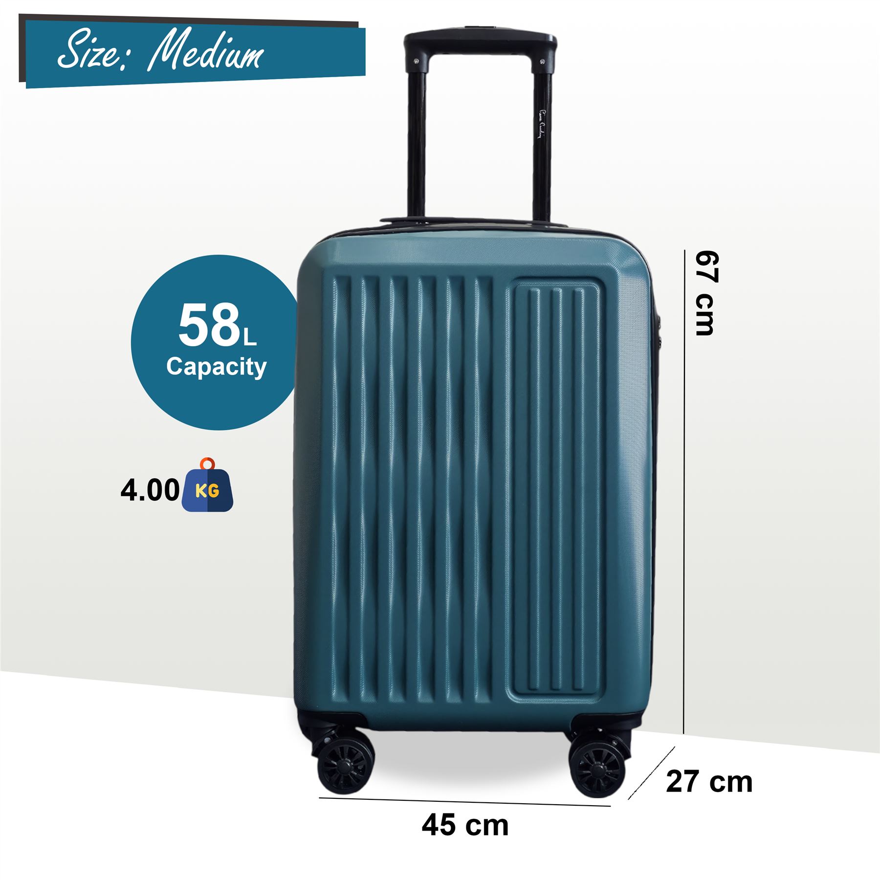 ABS Hard Shell Suitcase Luggage Set Hard Side Travel Carry on Cabin Bag - Picture 17 of 75