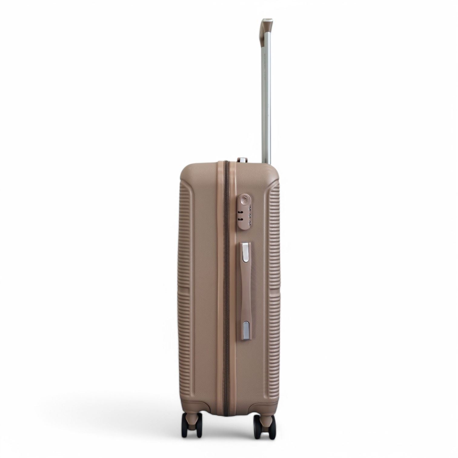 Robust ABS Hard Shell 8 Wheels Luggage Travel Holiday Bags Cabin Suitcase Set - Picture 27 of 37