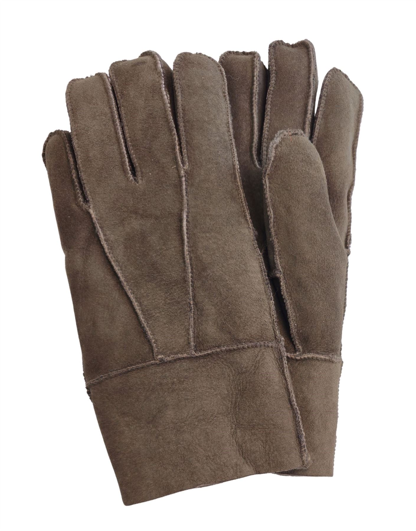 Guantes de piel de oveja unisex cálidos de invierno guantes de cuero de gamuza genuina - Imagen 9 de 22