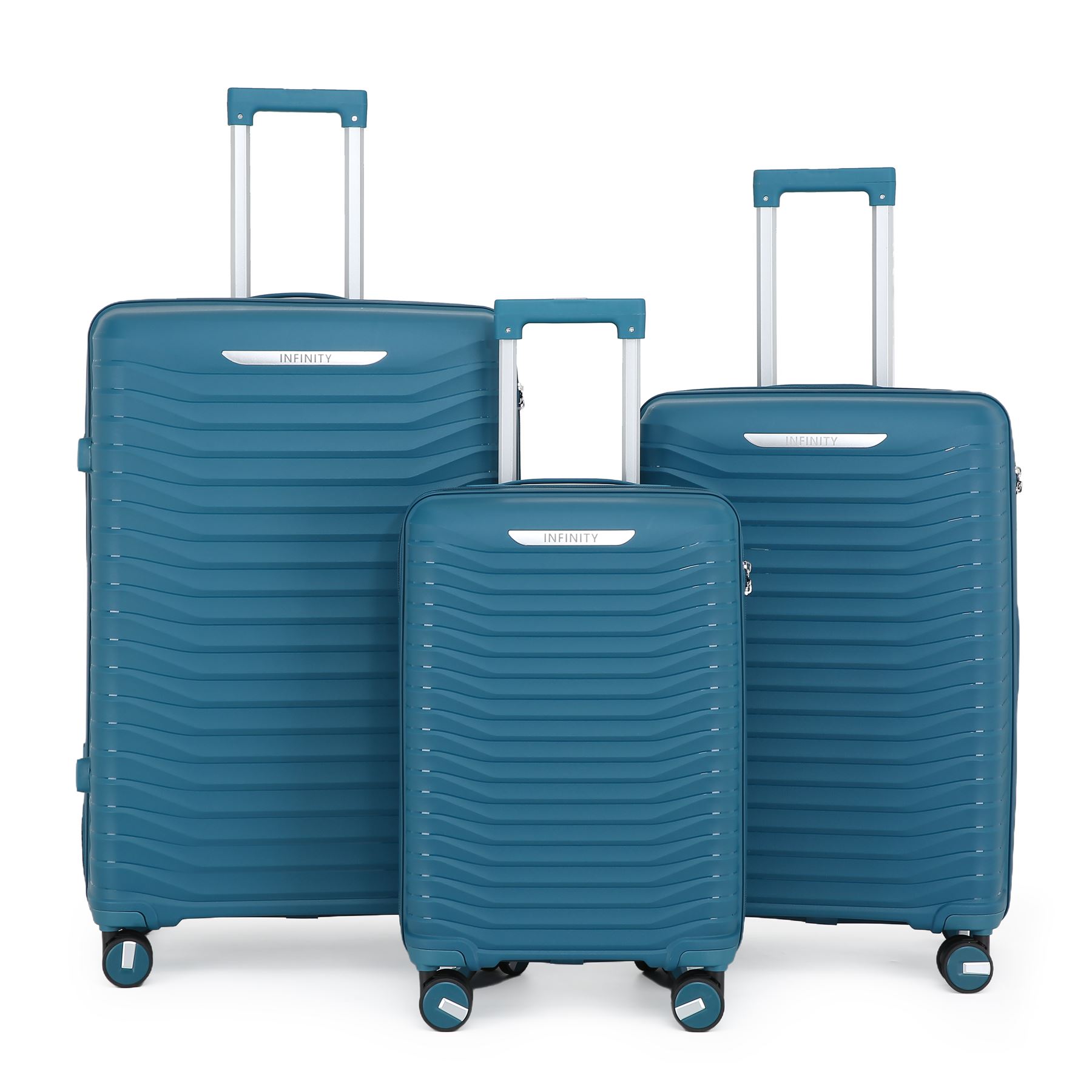 Hard Shell Classic Suitcase Set 8 Wheel Cabin TSA Luggage Case Holiday Travel - Picture 14 of 37
