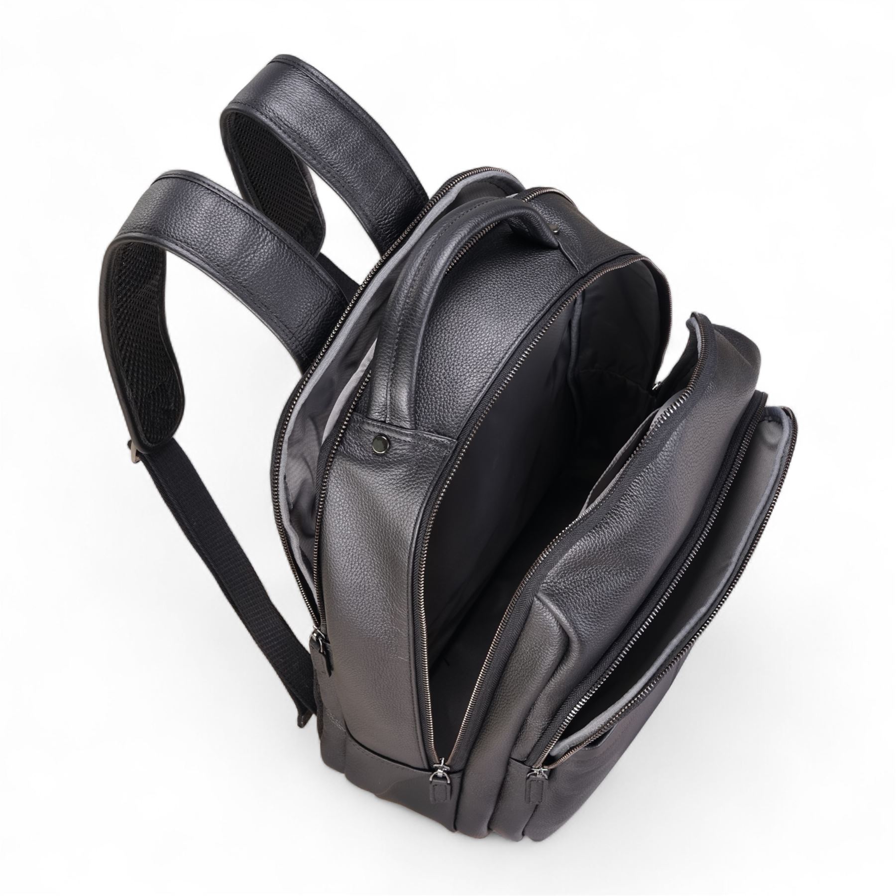 Mochila de Cuero Mochila Genuina Vintage Laptop Viaje Bolso de Hombro Unisex - Imagen 7 de 24