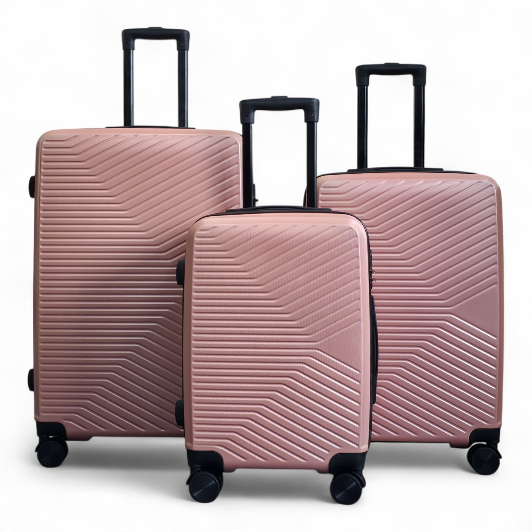 Strong Hardshell Suitcase Set Dual 4 Wheel ABS Luggage Trolley Cabin Suitcase - Picture 49 of 73