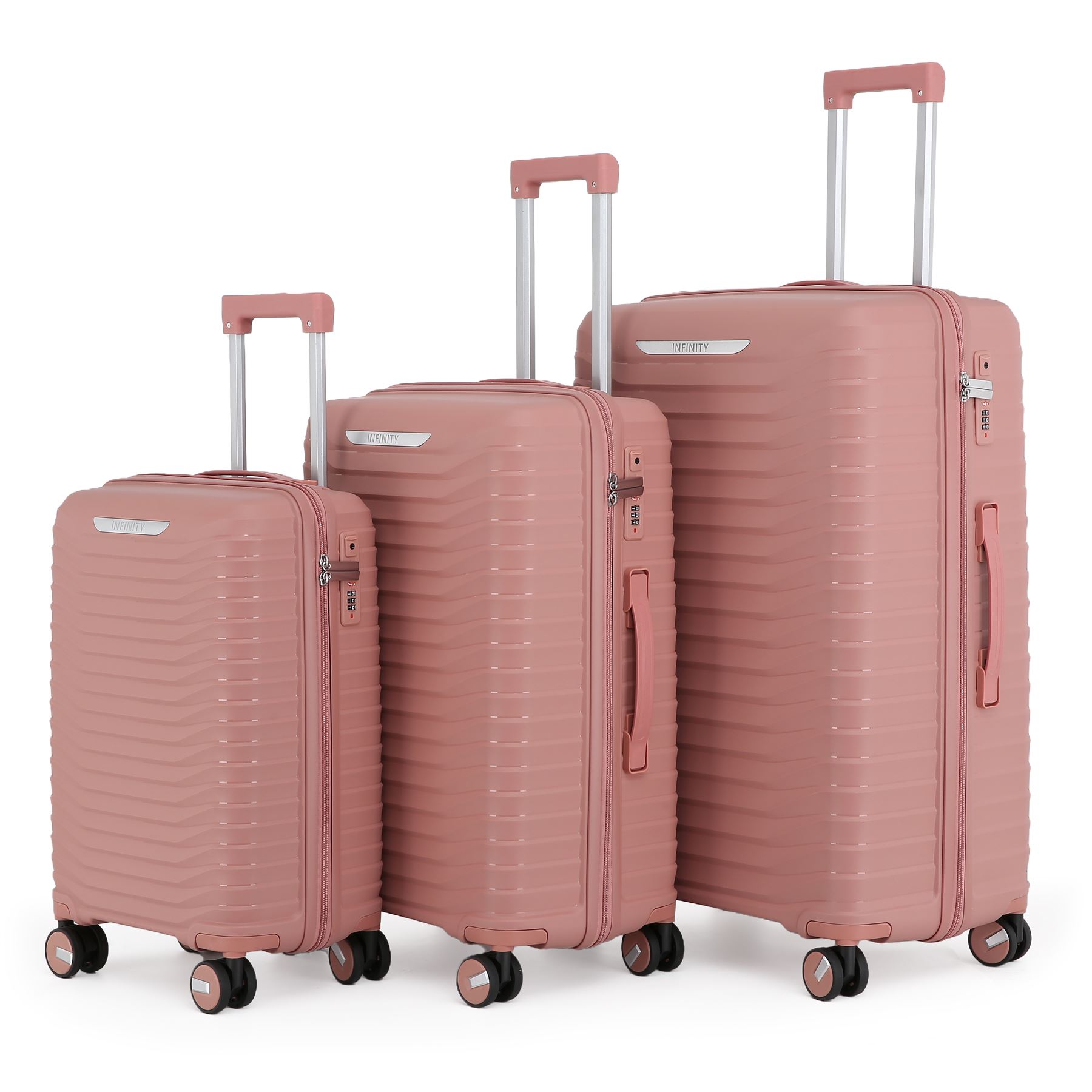 Hard Shell Classic Suitcase Set 8 Wheel Cabin TSA Luggage Case Holiday Travel - Picture 29 of 37