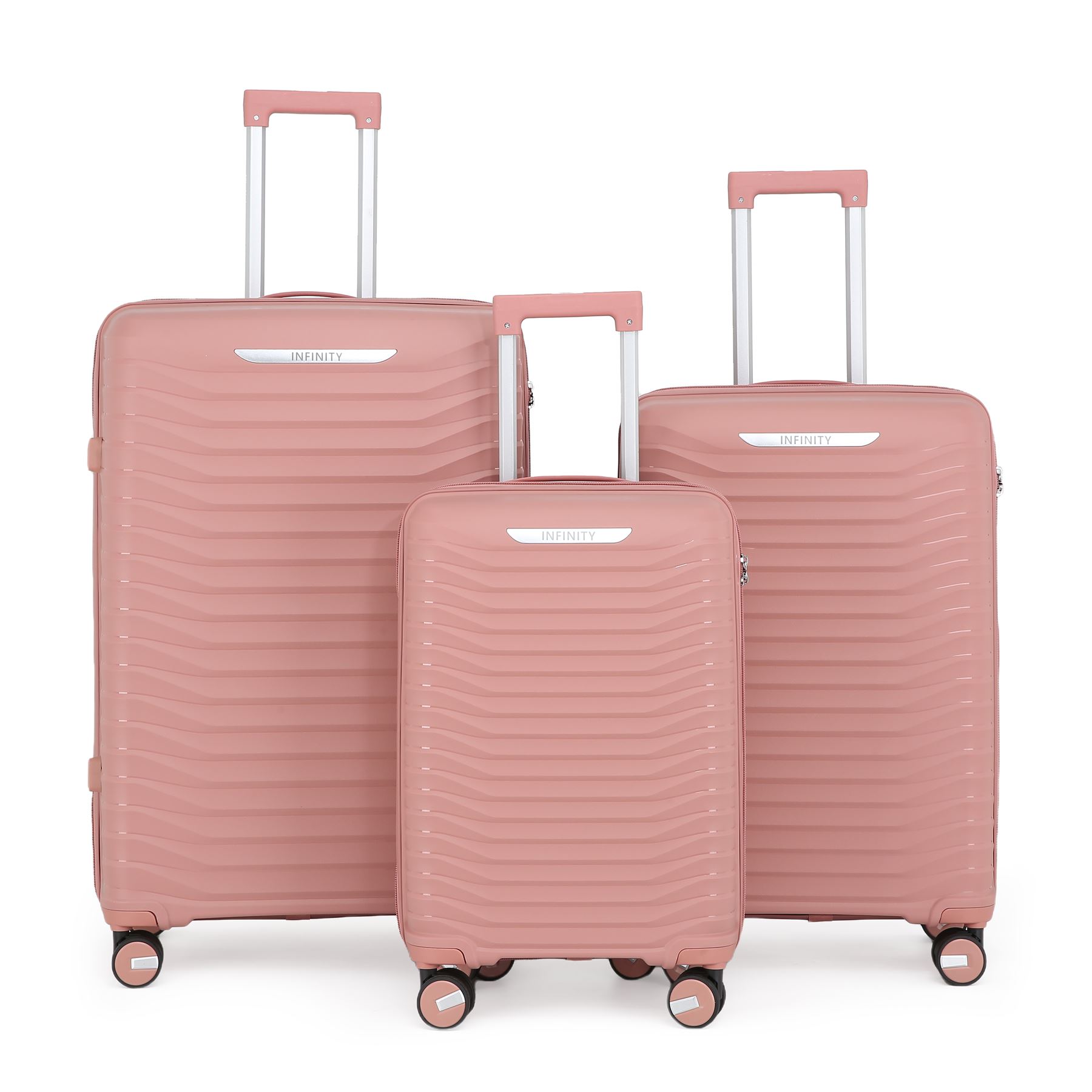 Hard Shell Classic Suitcase Set 8 Wheel Cabin TSA Luggage Case Holiday Travel - Picture 26 of 37