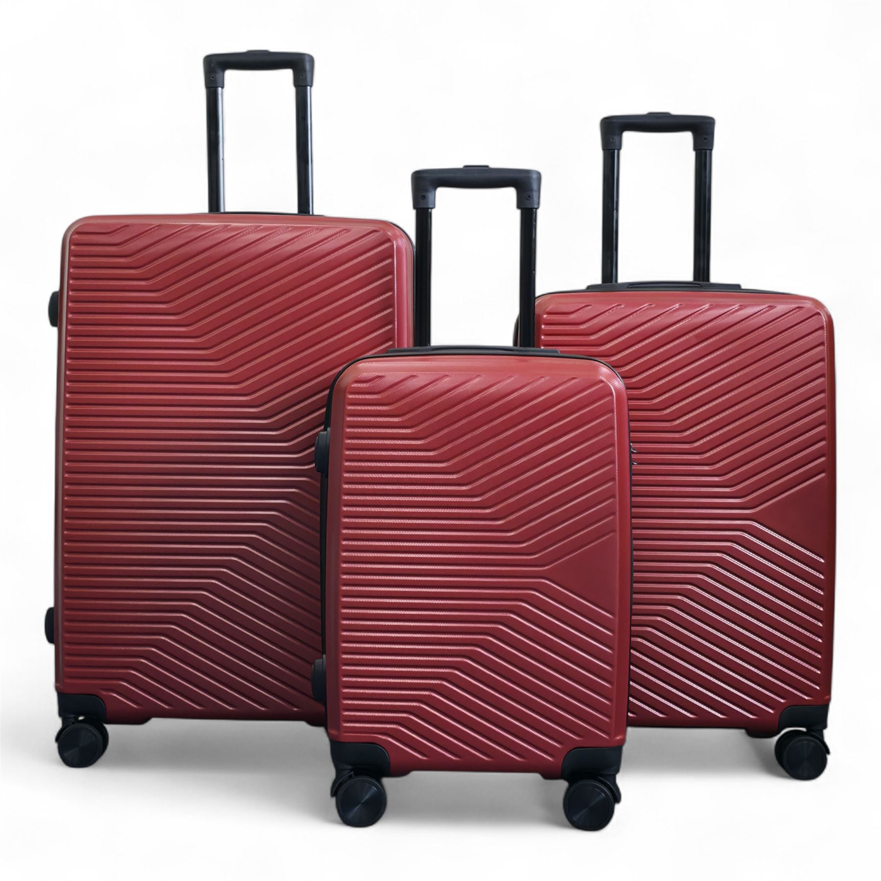 Strong Hardshell Suitcase Set Dual 4 Wheel ABS Luggage Trolley Cabin Suitcase - Picture 61 of 73