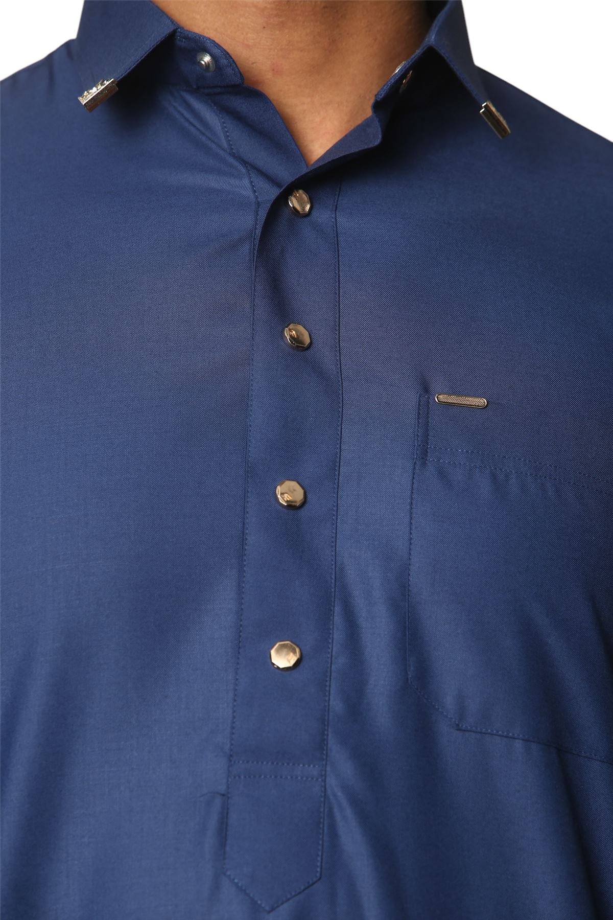 Men's Thobe Saudi Emirati Islamic Clothing Jubba Robe Muslim Eid Ramadan Arab - Picture 19 of 24