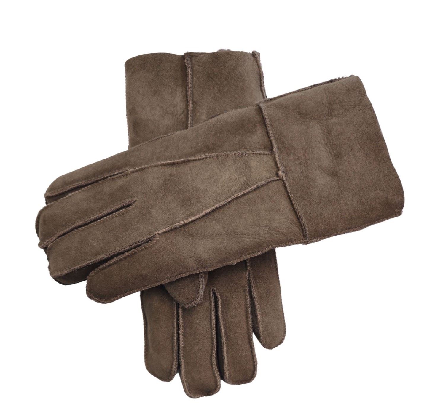 Guantes de piel de oveja unisex cálidos de invierno guantes de cuero de gamuza genuina - Imagen 10 de 22