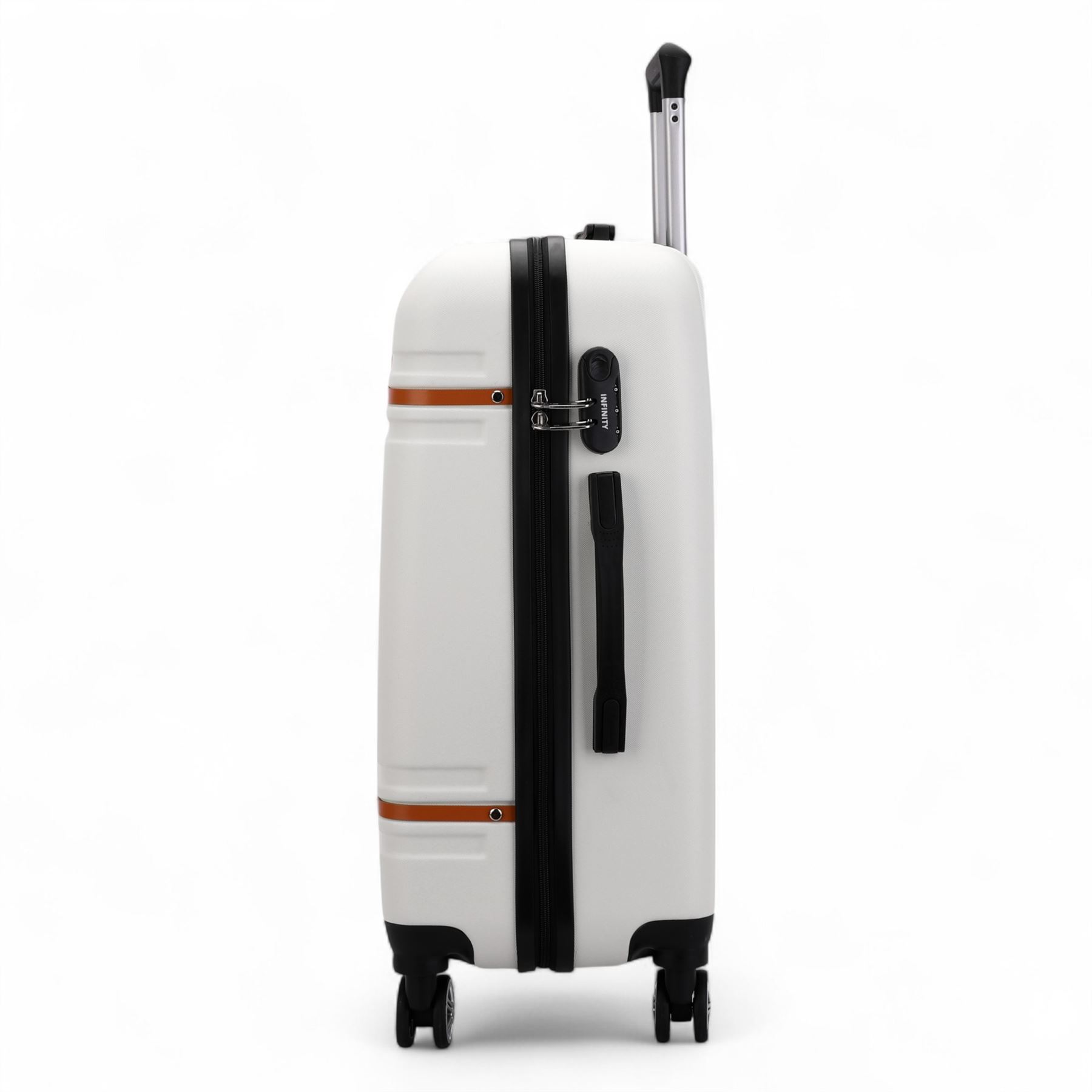 Hardshell Cabin Suitcase Set Robust ABS Lightweight Luggage Holiday Bag - Picture 9 of 37