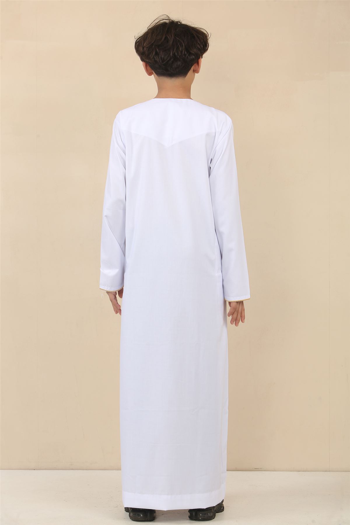 Kid's Boys Jubbah Thobe Islamic Children Jubba Robe Eid Omani Saudi - Picture 25 of 28