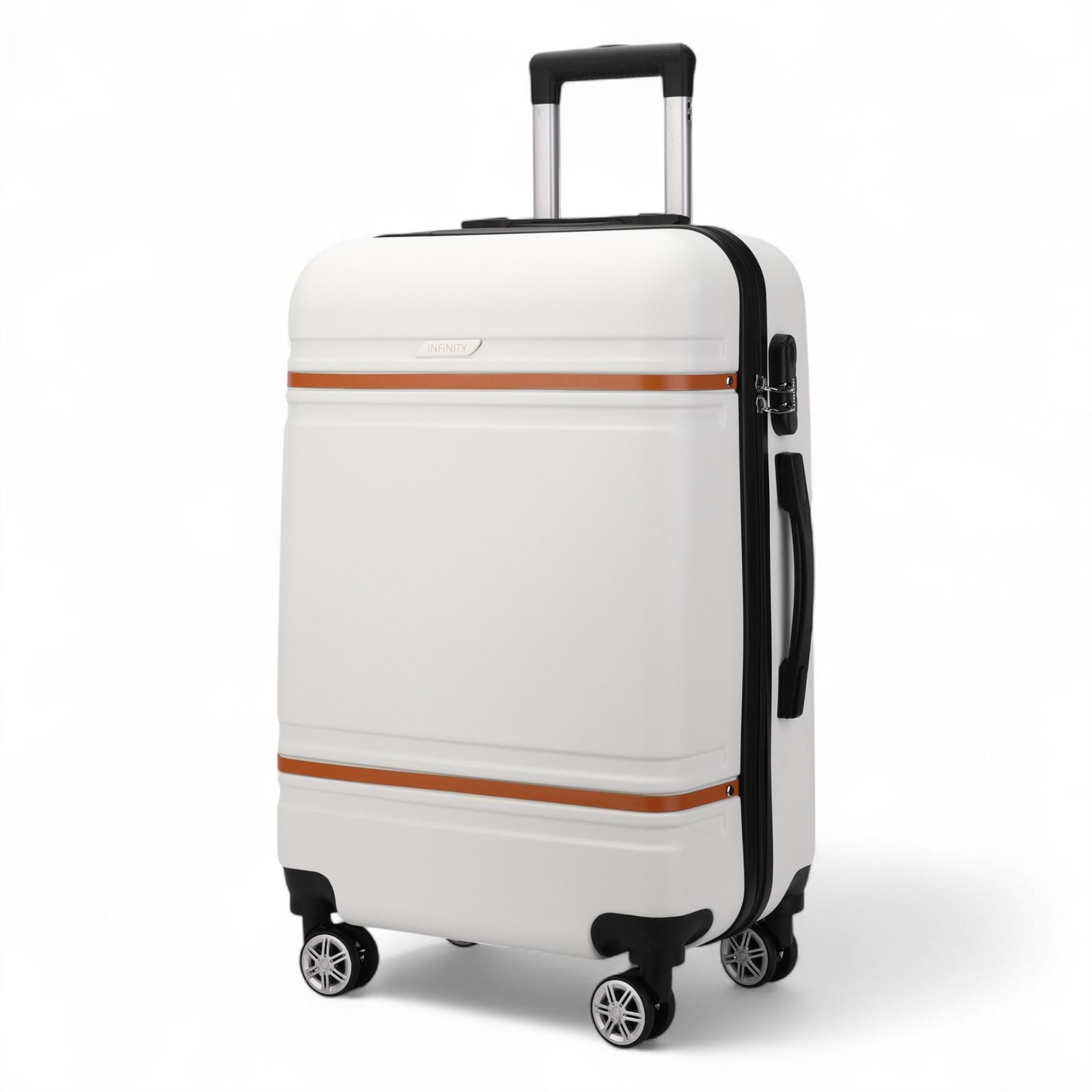 Hardshell Cabin Suitcase Set Robust ABS Lightweight Luggage Holiday Bag - Picture 8 of 37