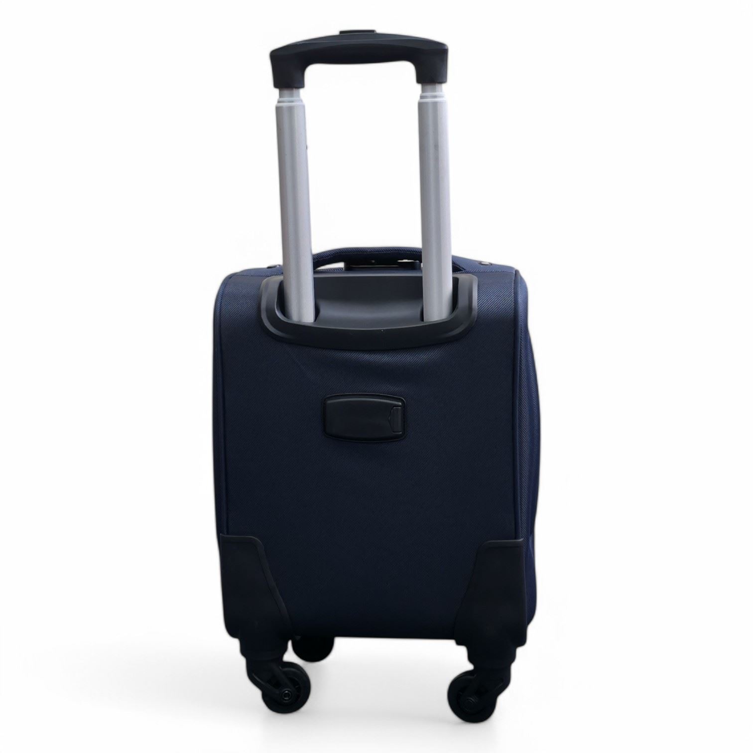 Soft Shell Lightweight Navy Blue Nylon Suitcase Set 4 Wheel Travel Case Bags - Picture 32 of 38