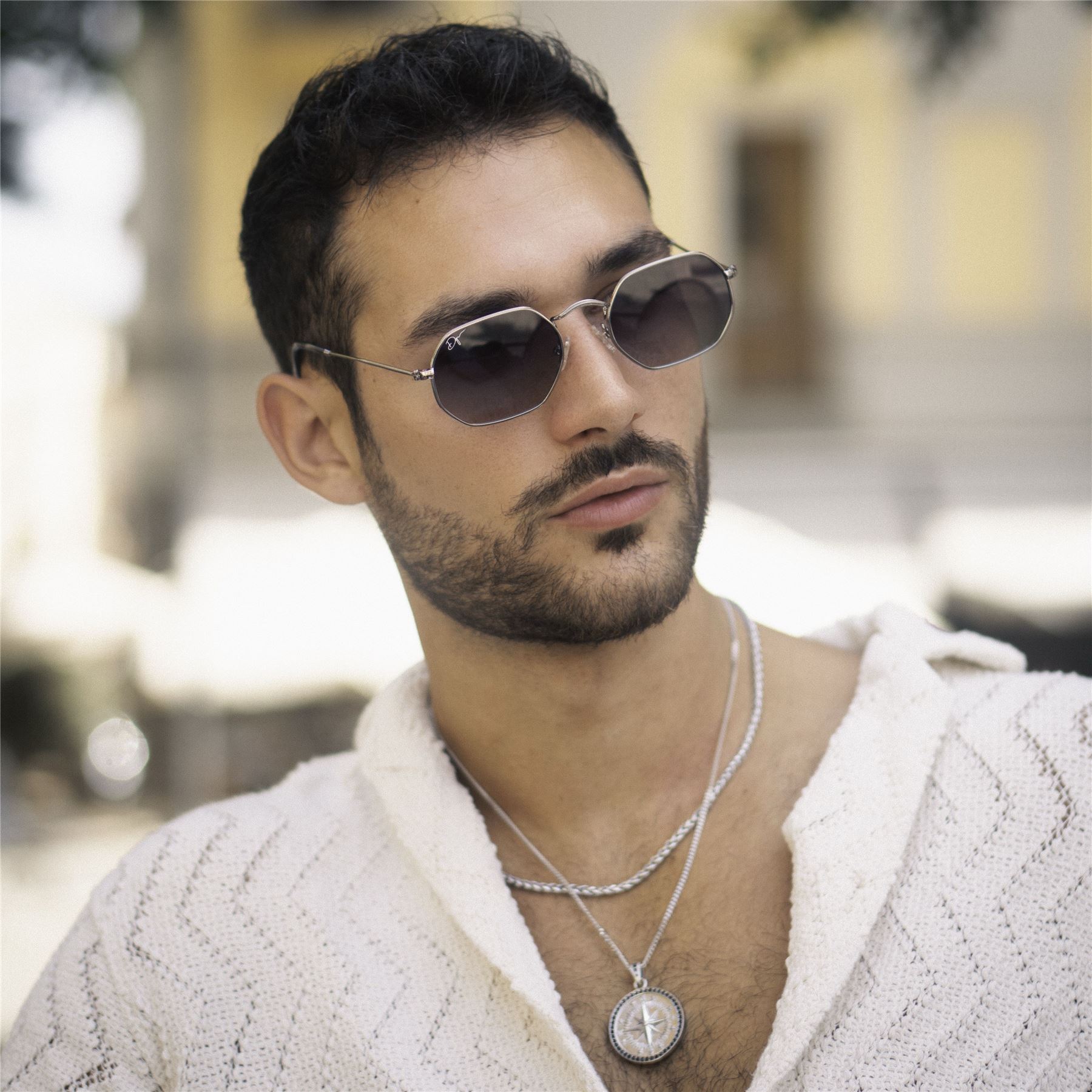 De-Gamme Unisex Retro rechteckige Vintage polarisierte Sonnenbrille - Napoli - Bild 7 von 10