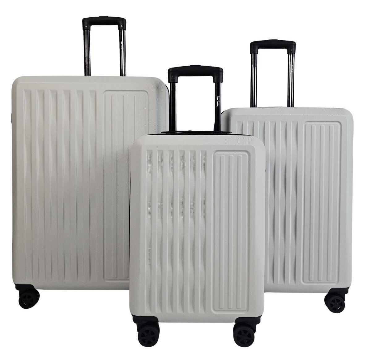 ABS Hard Shell Suitcase Luggage Set Hard Side Travel Carry on Cabin Bag - Picture 65 of 75