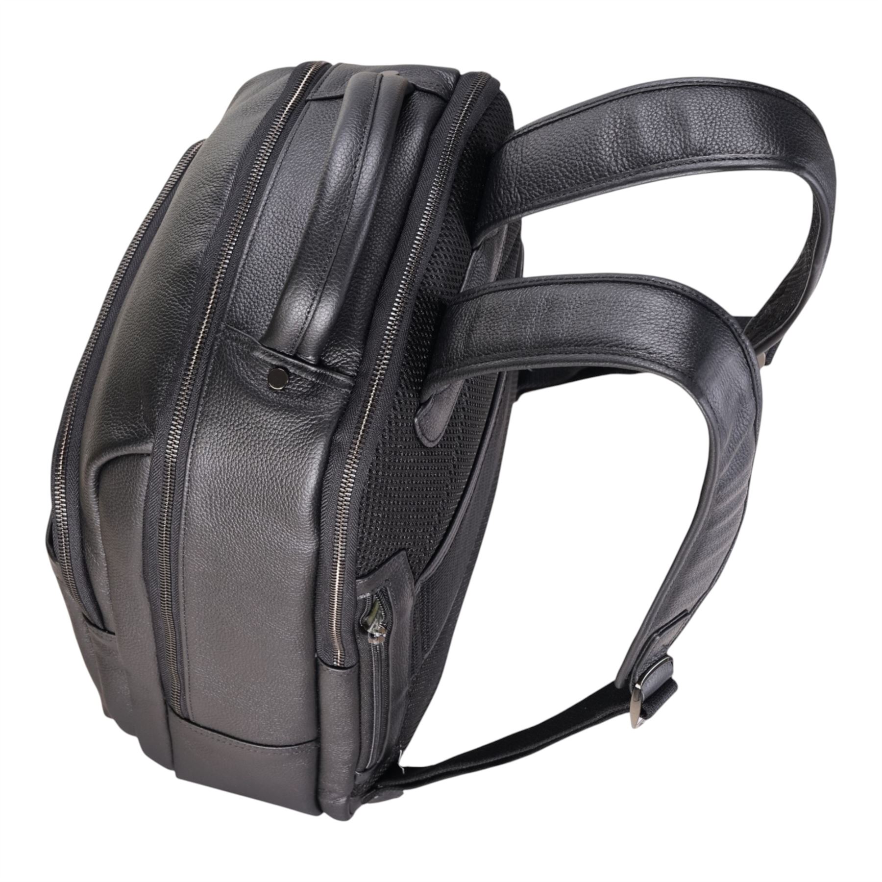 Mochila de Cuero Mochila Genuina Vintage Laptop Viaje Bolso de Hombro Unisex - Imagen 5 de 24