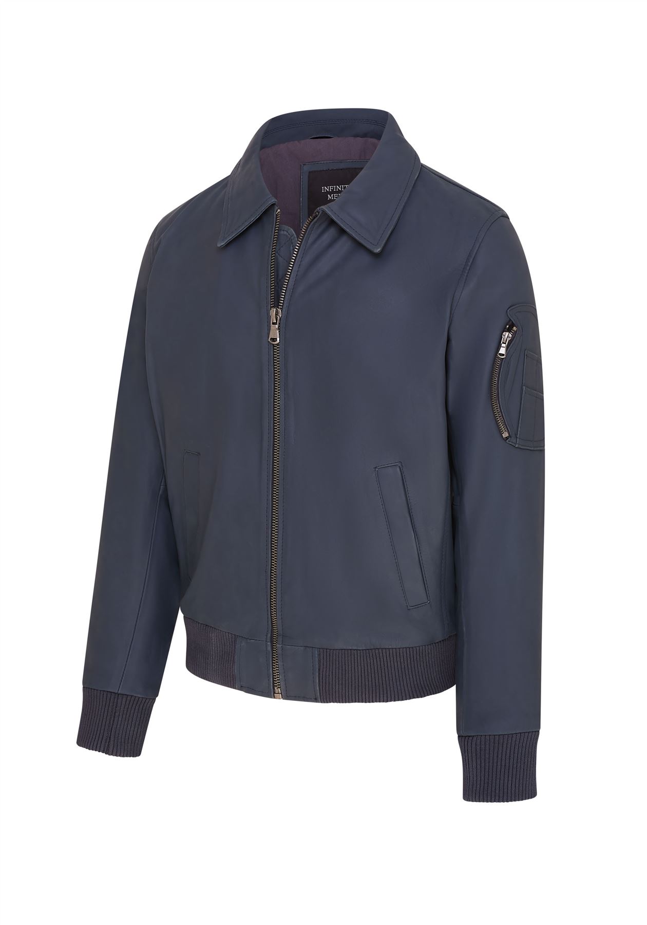 Bomberjacke Herren A2 US Airforce Rindsleder Anilin Leder - Bild 4 von 25